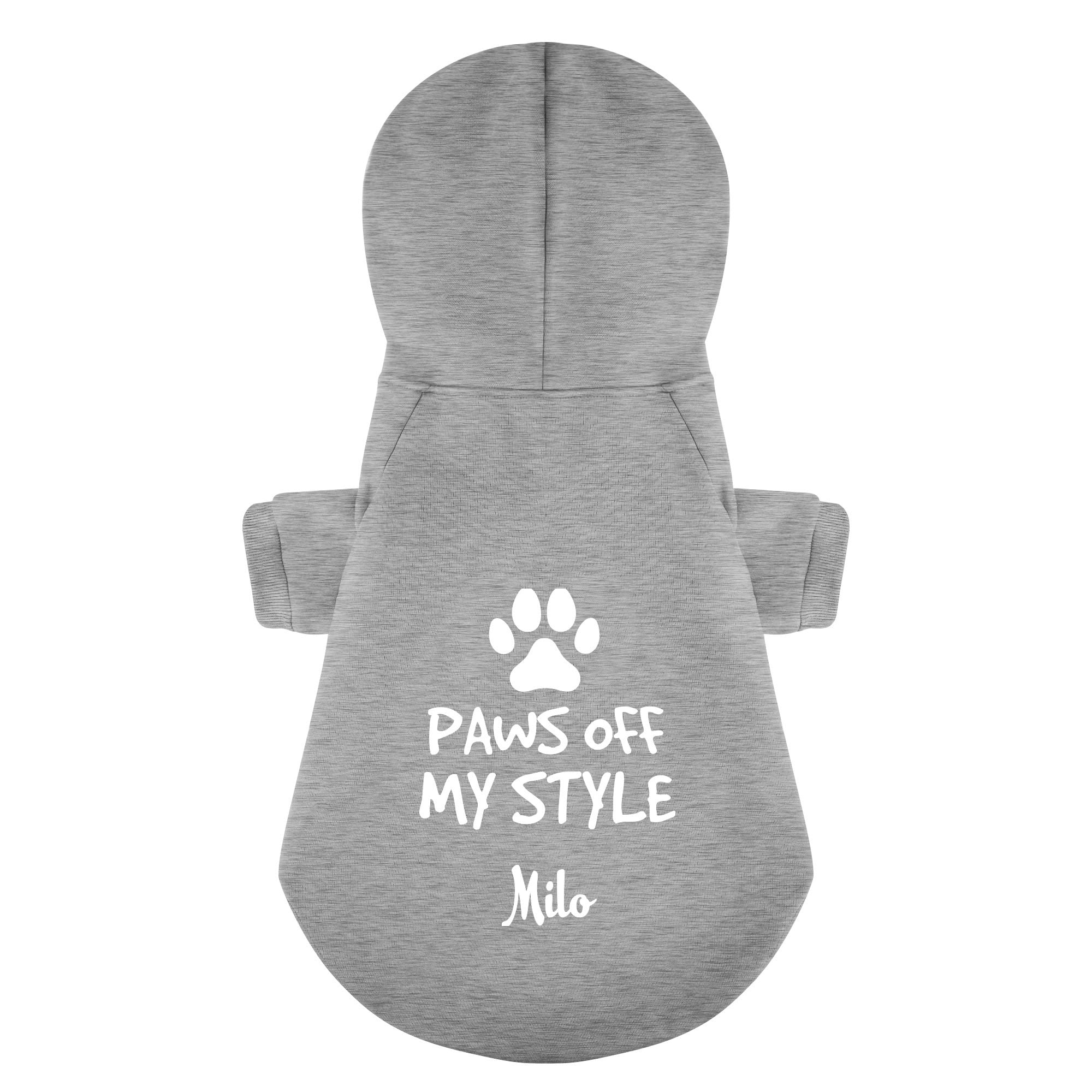 PAWS OFF MY STYLE - personalized hoodie with your dog name – dog hoodie – dog clothes