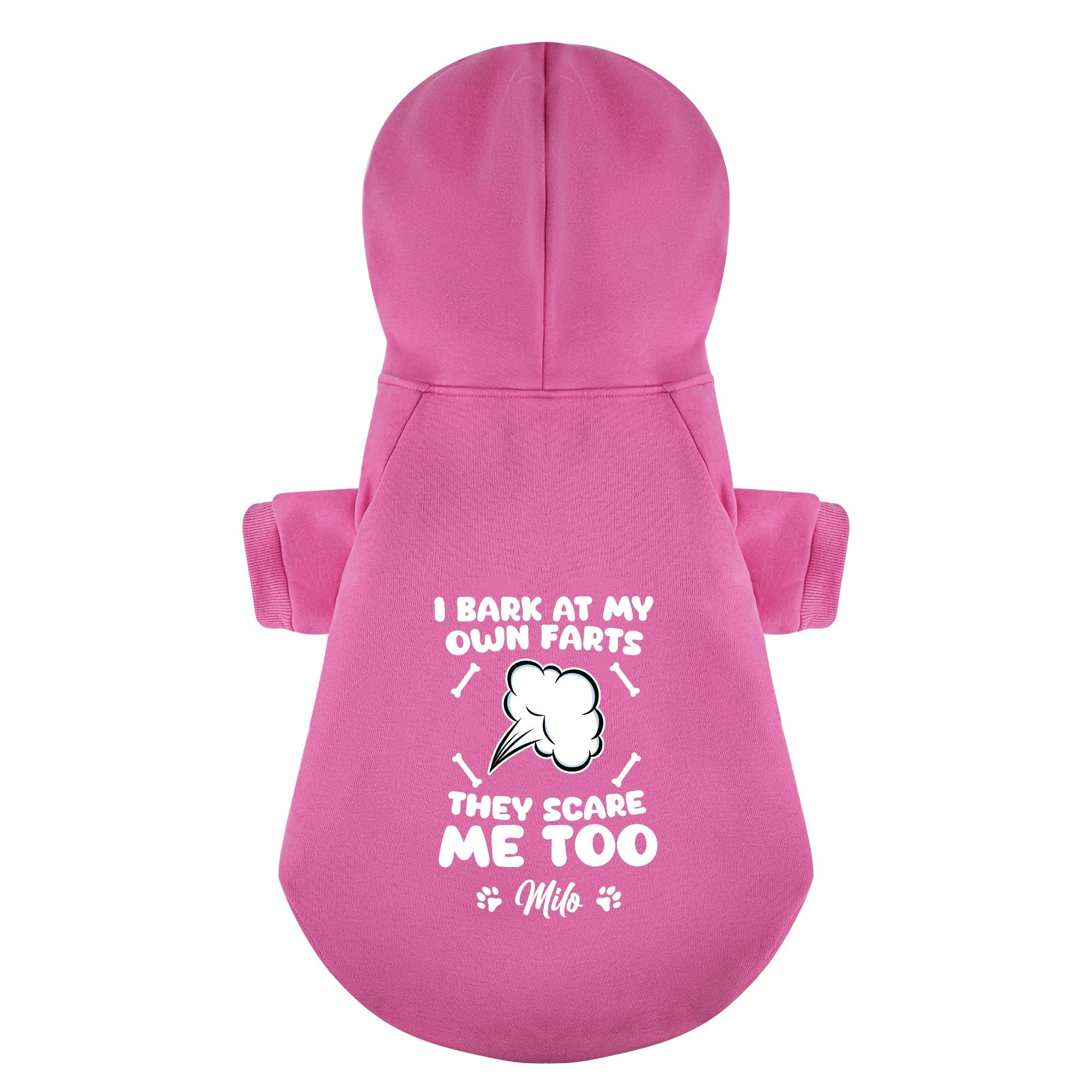 I bark at my own farts… they scare me too - personalized hoodie with your dog name – dog hoodie – dog clothes