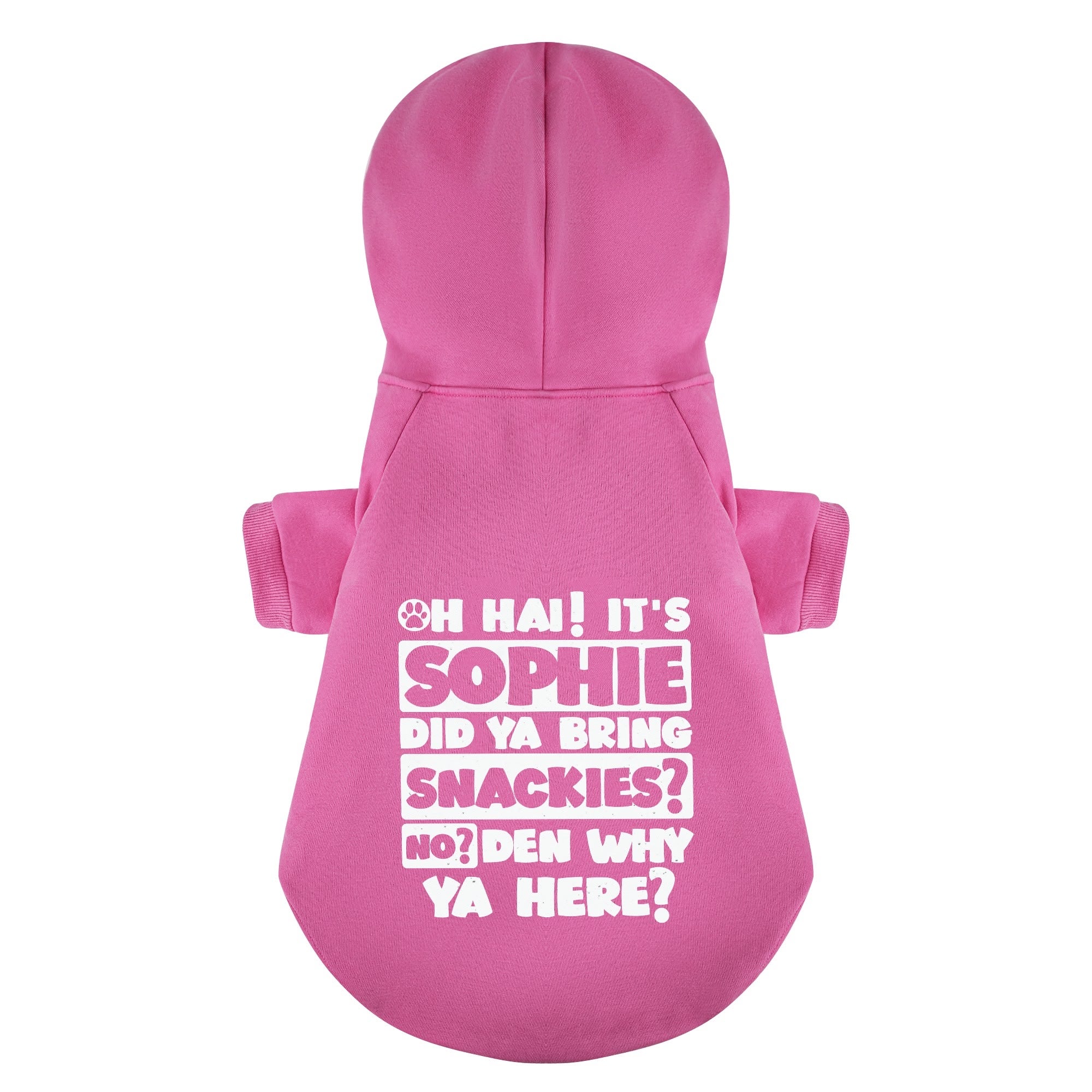 Its Sophie - personalized hoodie with your dog name – dog hoodie – dog clothes