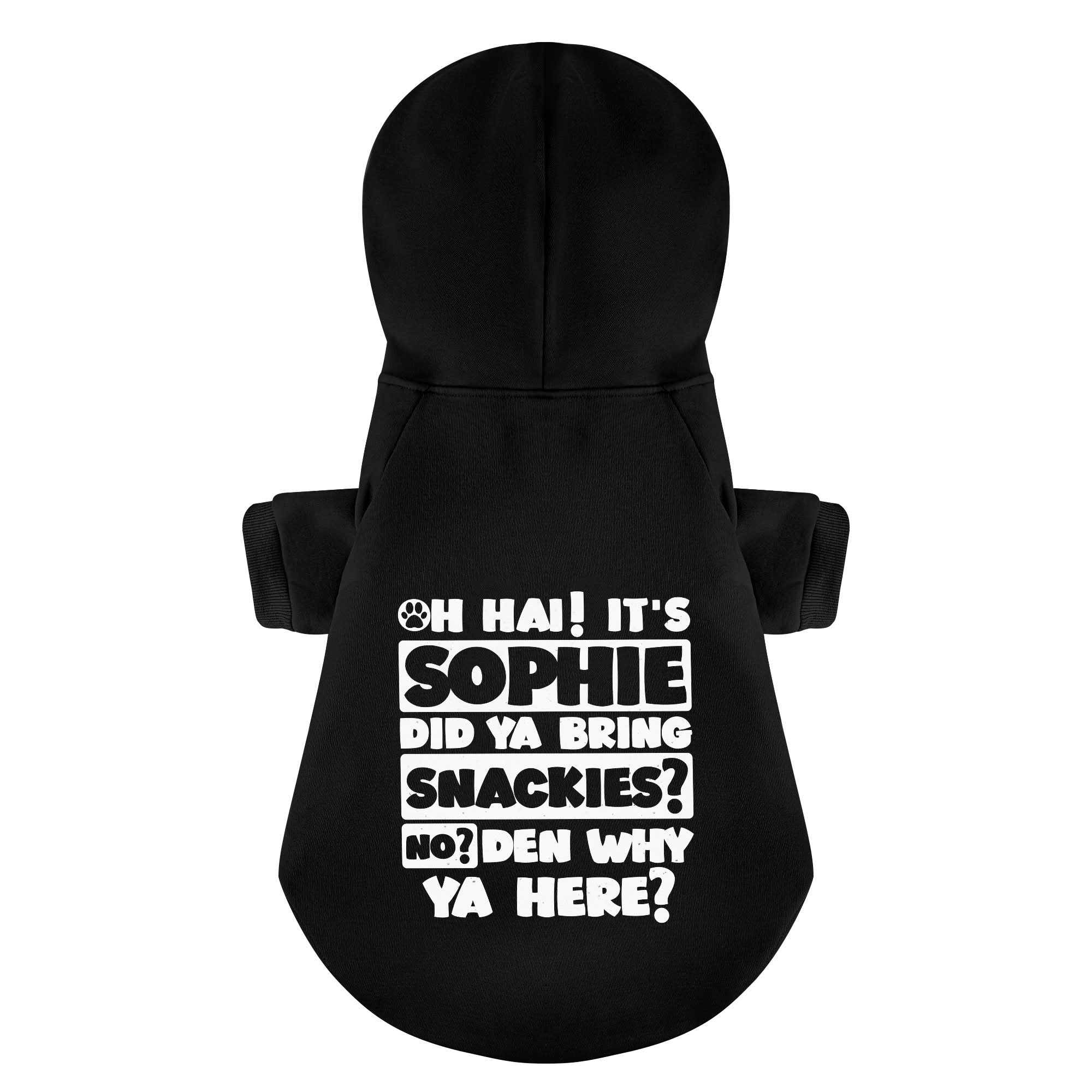 Its Sophie - personalized hoodie with your dog name – dog hoodie – dog clothes