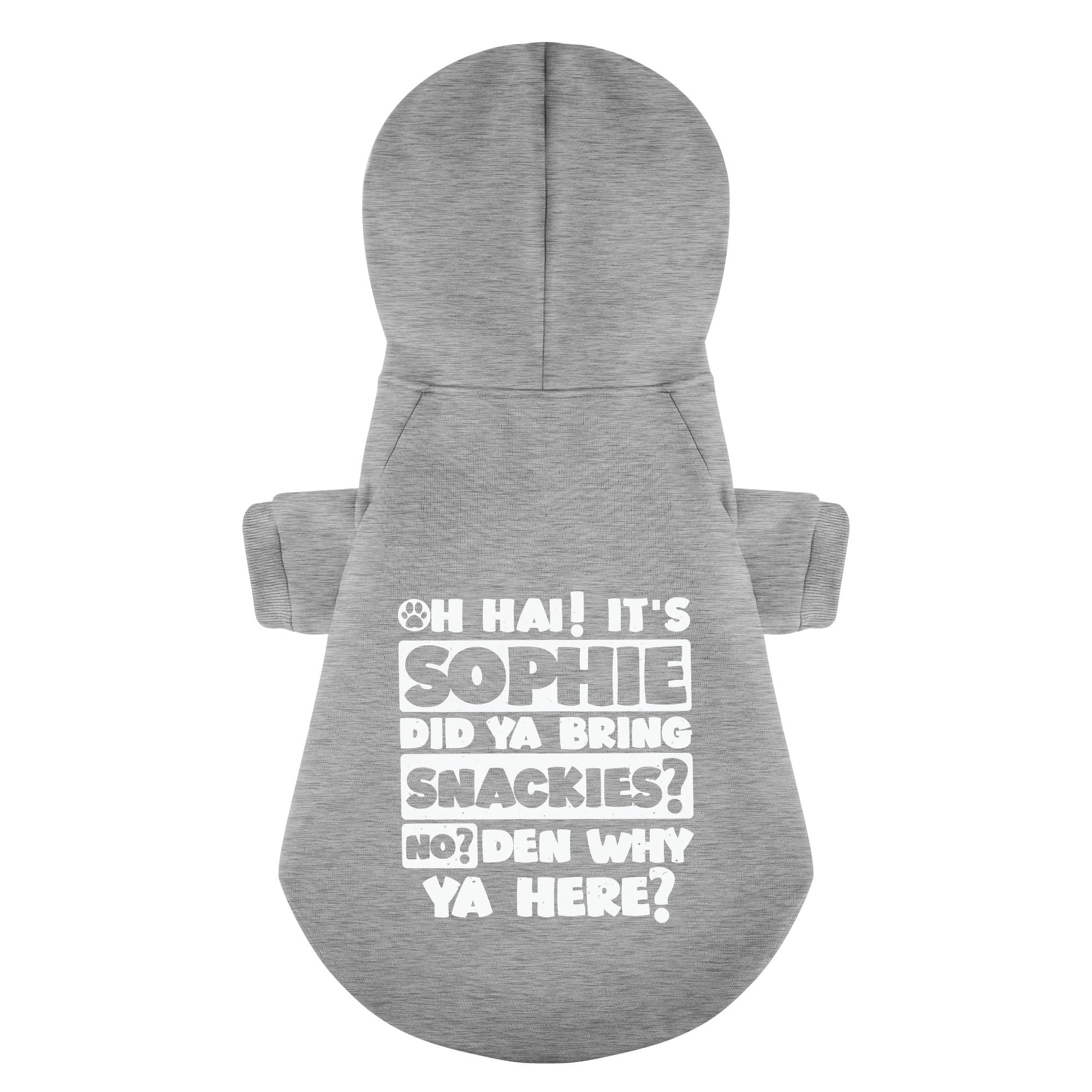 Its Sophie - personalized hoodie with your dog name – dog hoodie – dog clothes