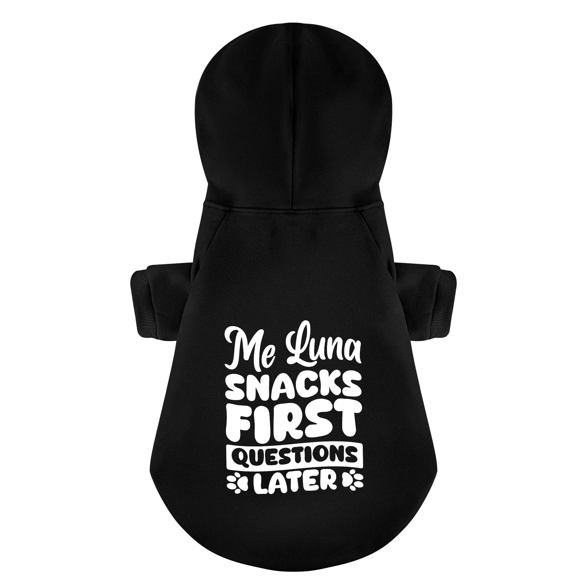 Me Luna - personalized hoodie with your dog name – dog hoodie – dog clothes