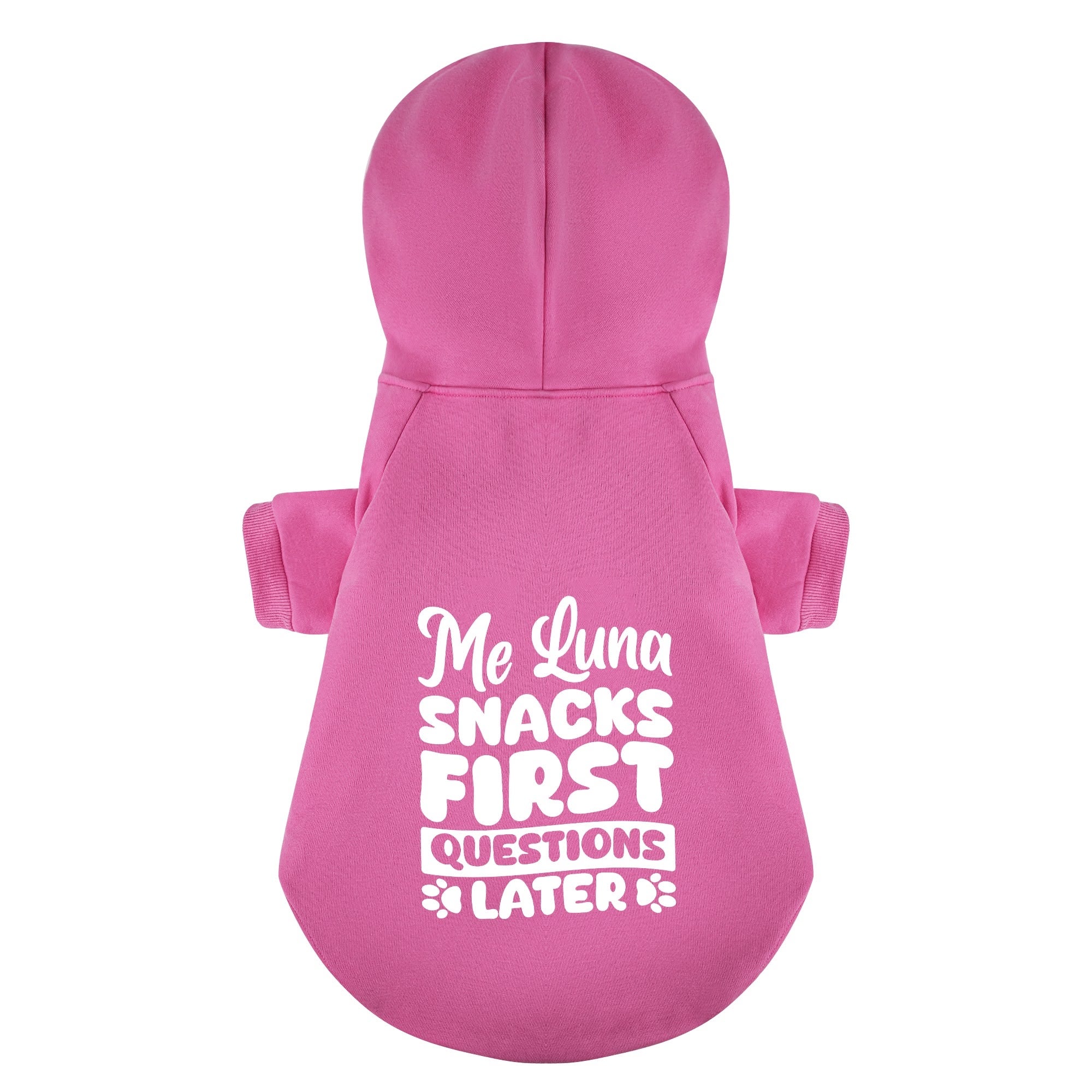 Me Luna - personalized hoodie with your dog name – dog hoodie – dog clothes