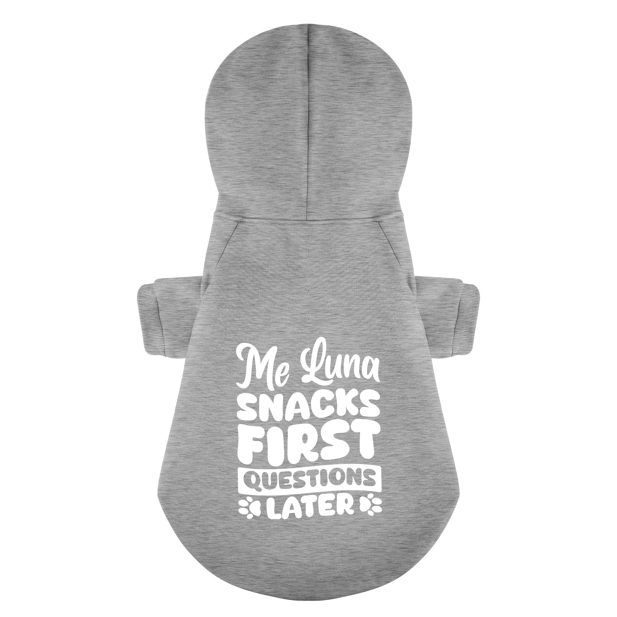Me Luna - personalized hoodie with your dog name – dog hoodie – dog clothes