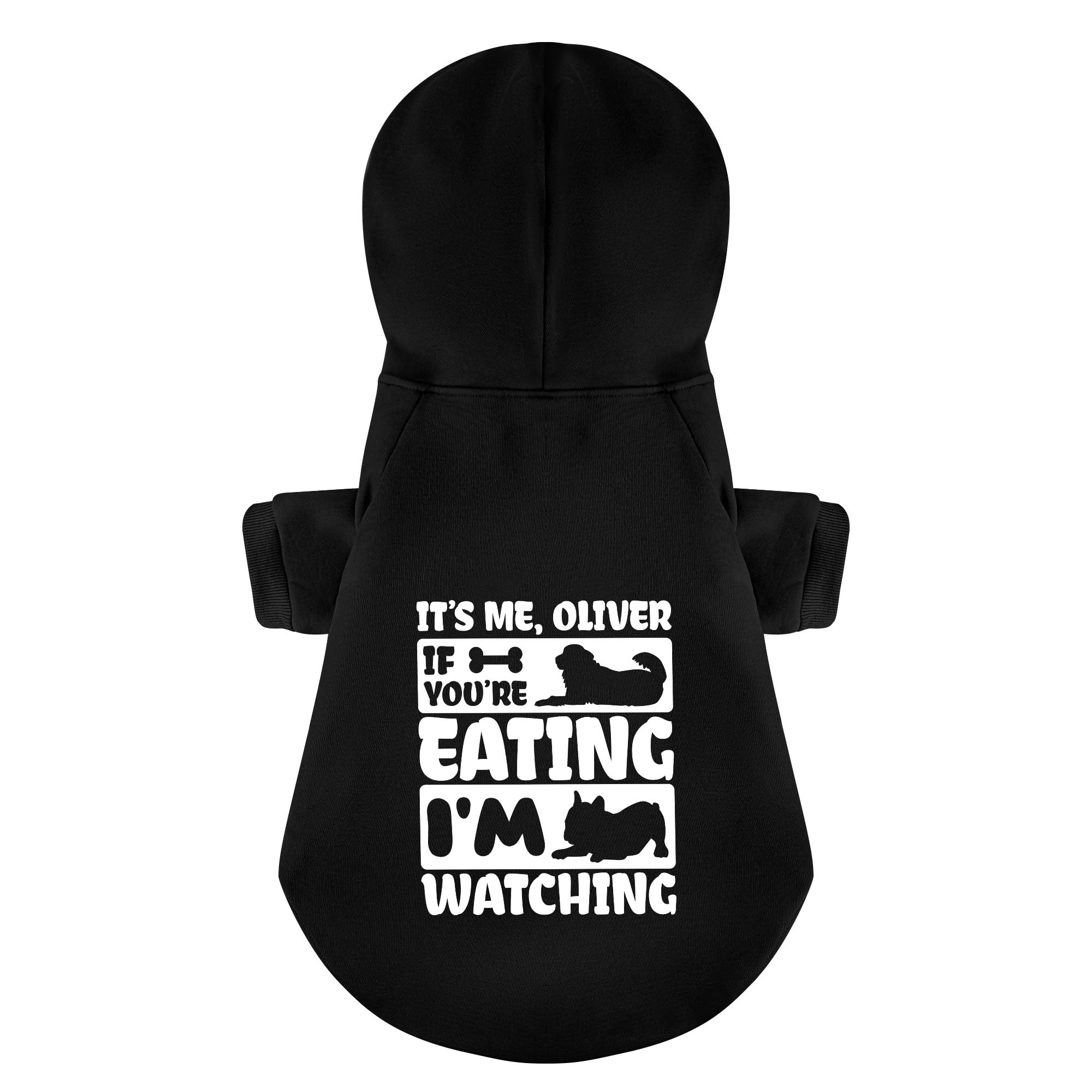 I'm watching - personalized hoodie with your dog name – dog hoodie – dog clothes
