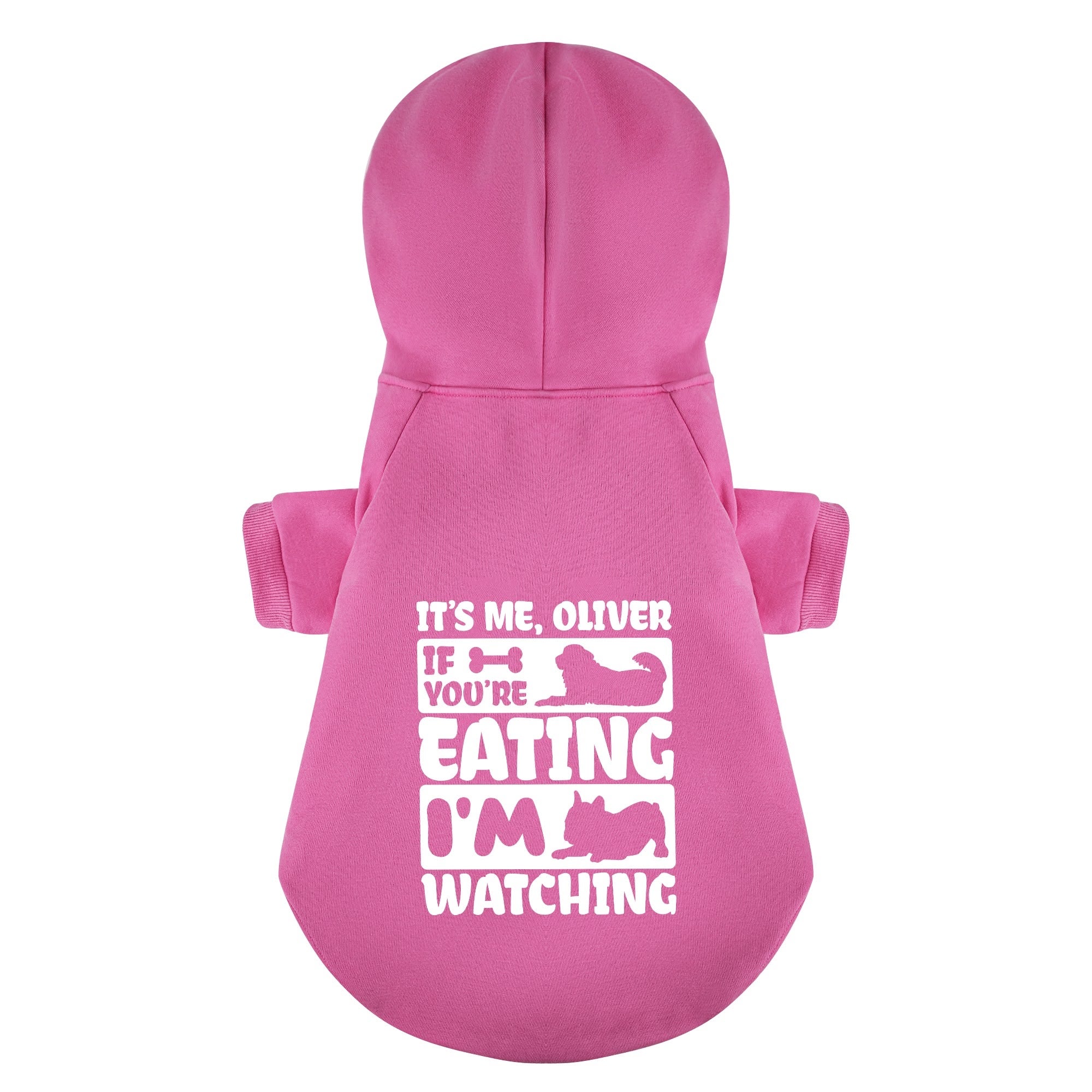 I'm watching - personalized hoodie with your dog name – dog hoodie – dog clothes