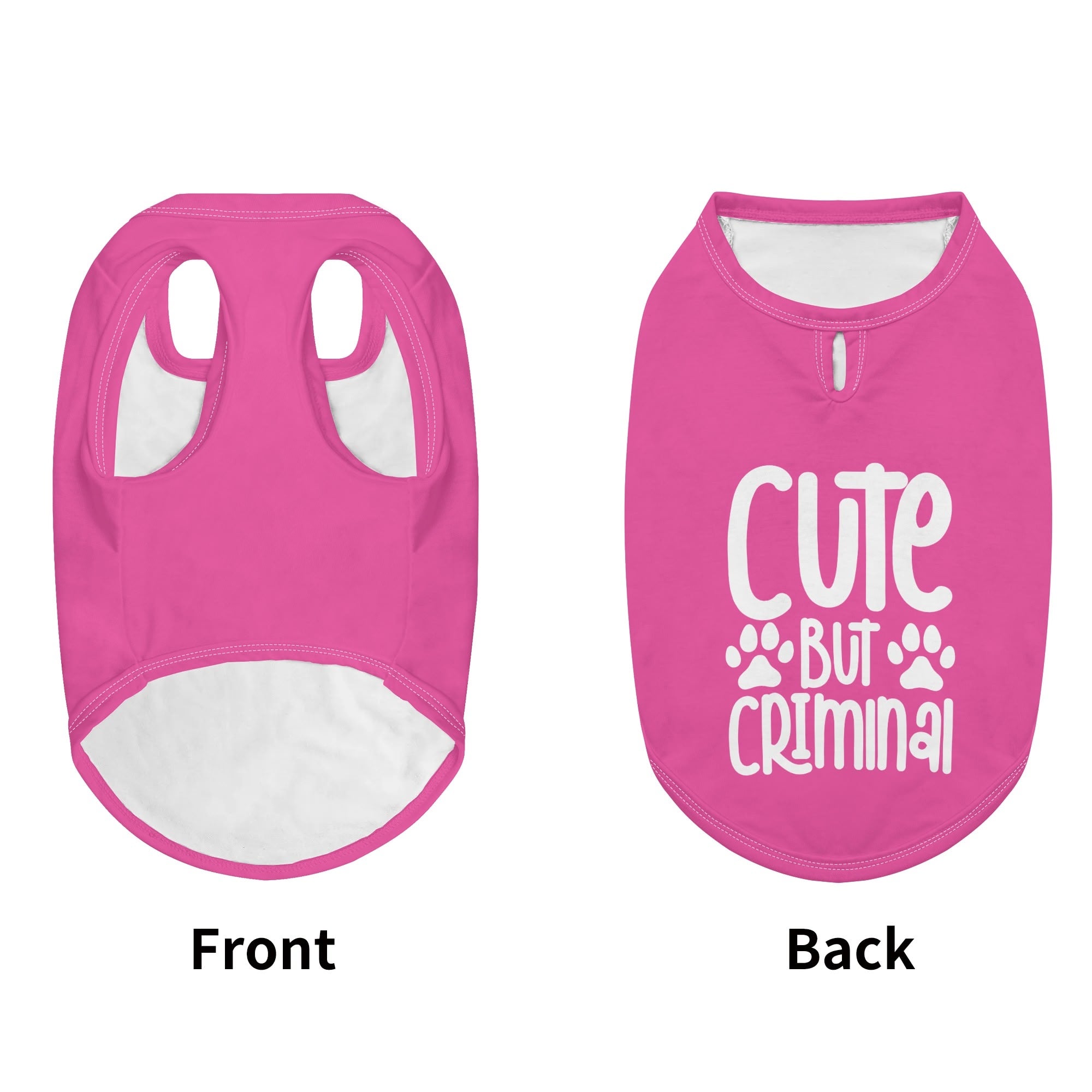Cute But Criminal – Dog Shirt