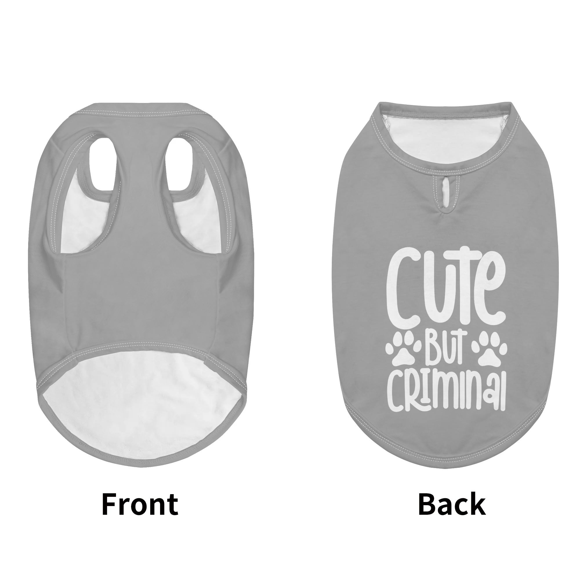 Cute But Criminal – Dog Shirt