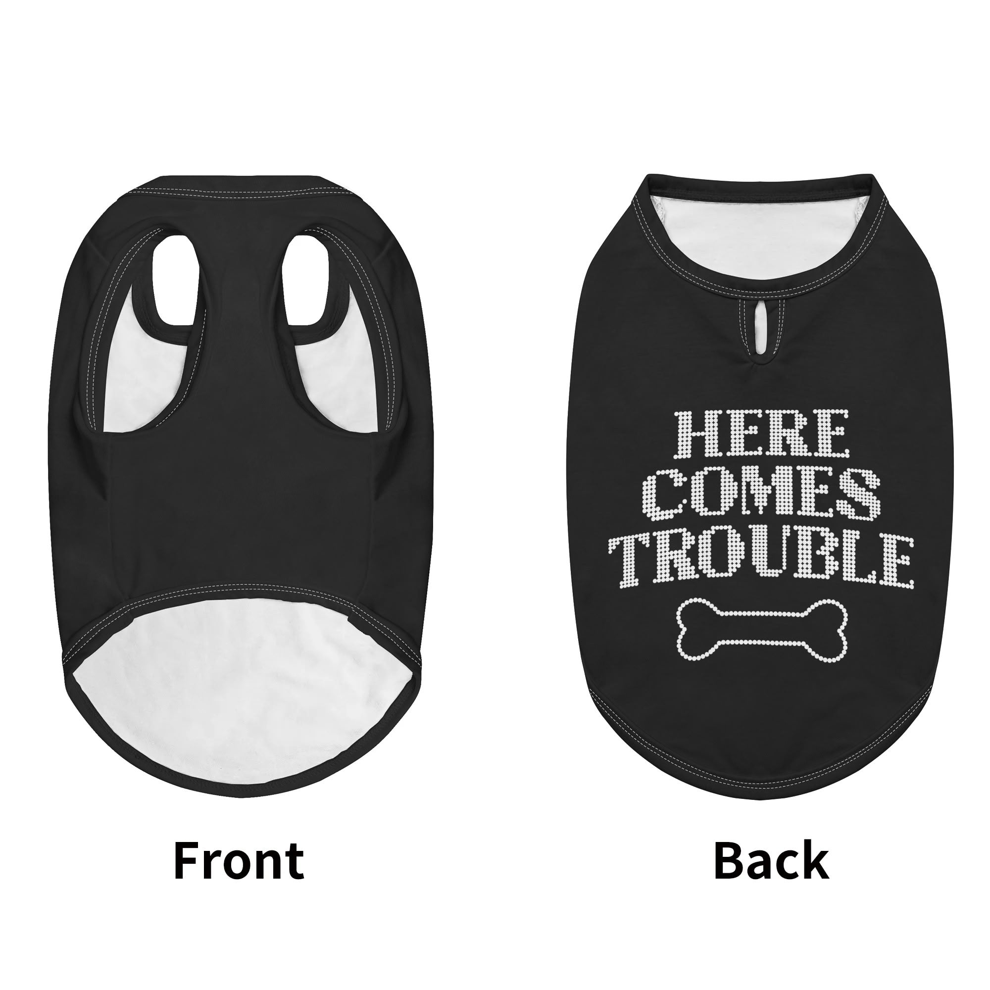 Here Comes Trouble  – Dog Shirt