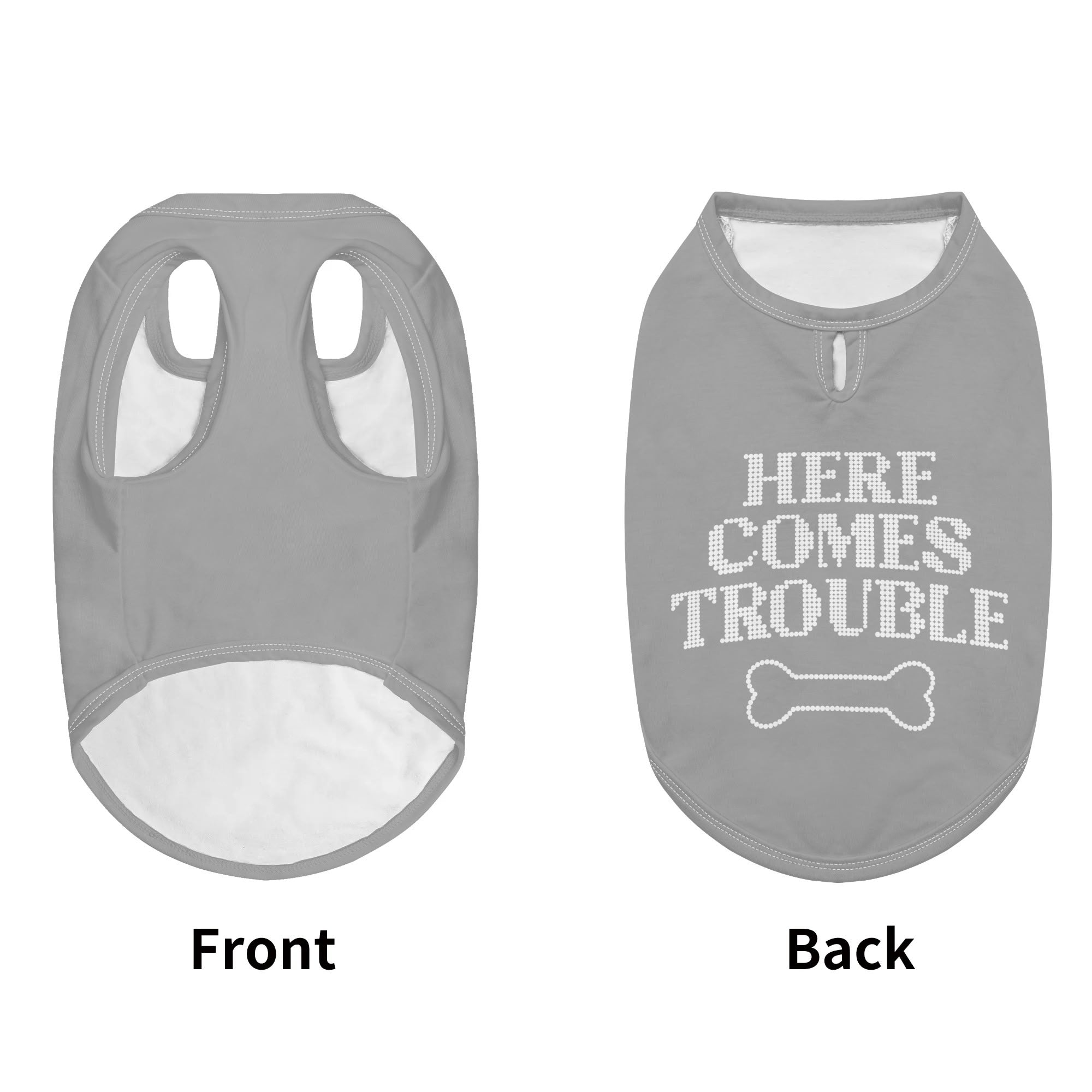 Here Comes Trouble  – Dog Shirt