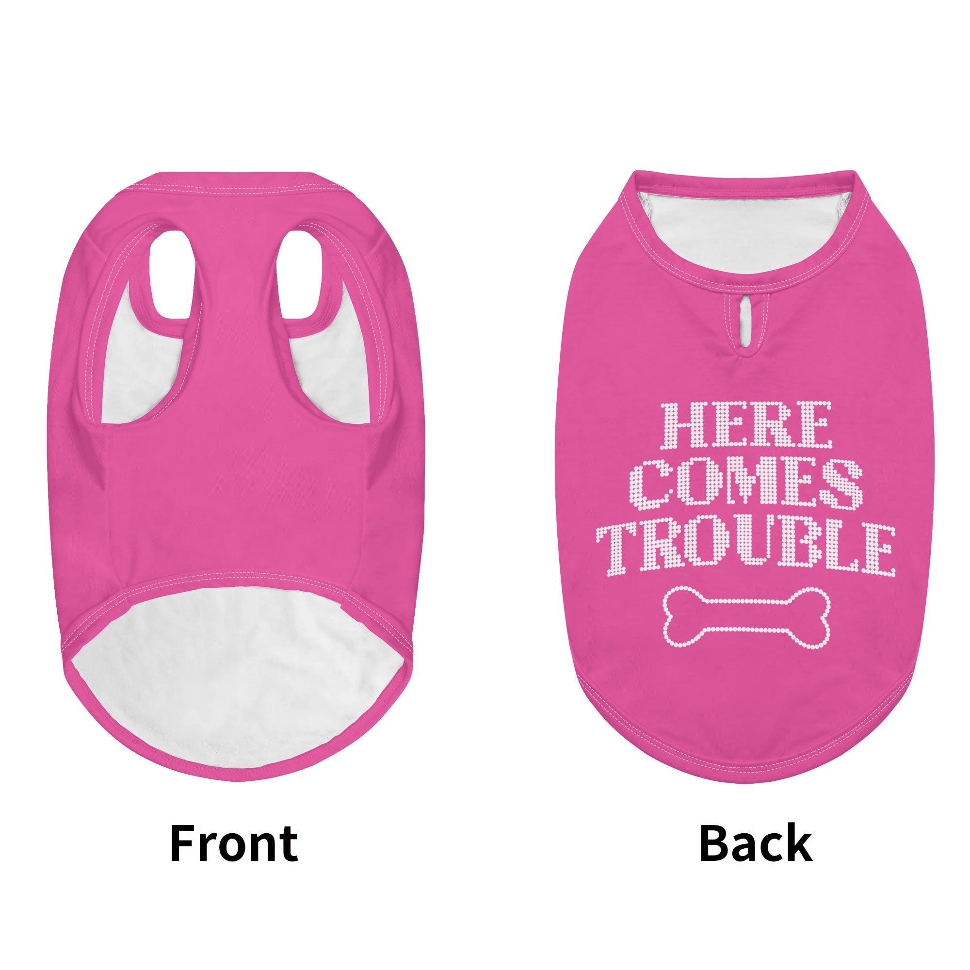 Here Comes Trouble  – Dog Shirt
