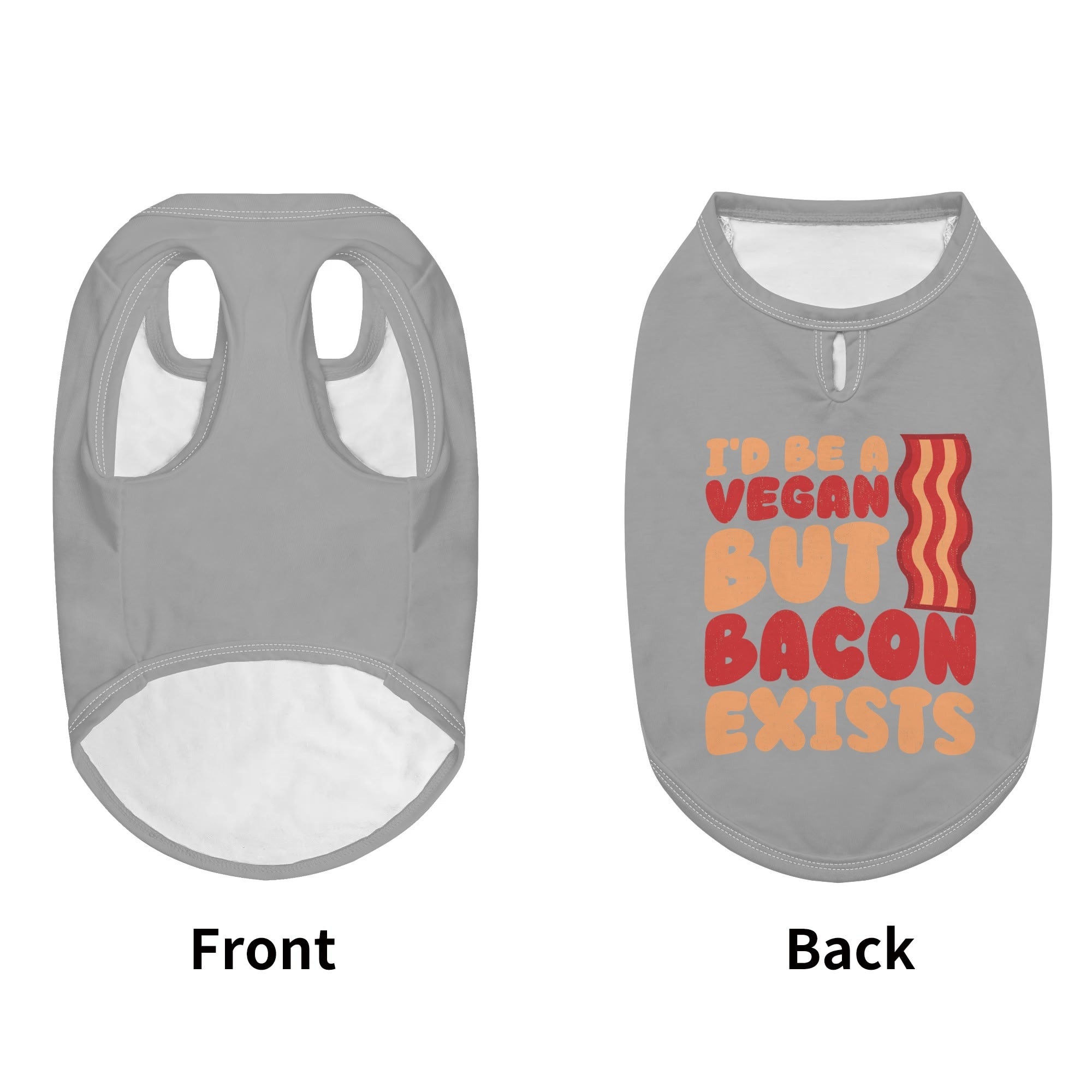 I’d Be a Vegan  – Dog Shirt