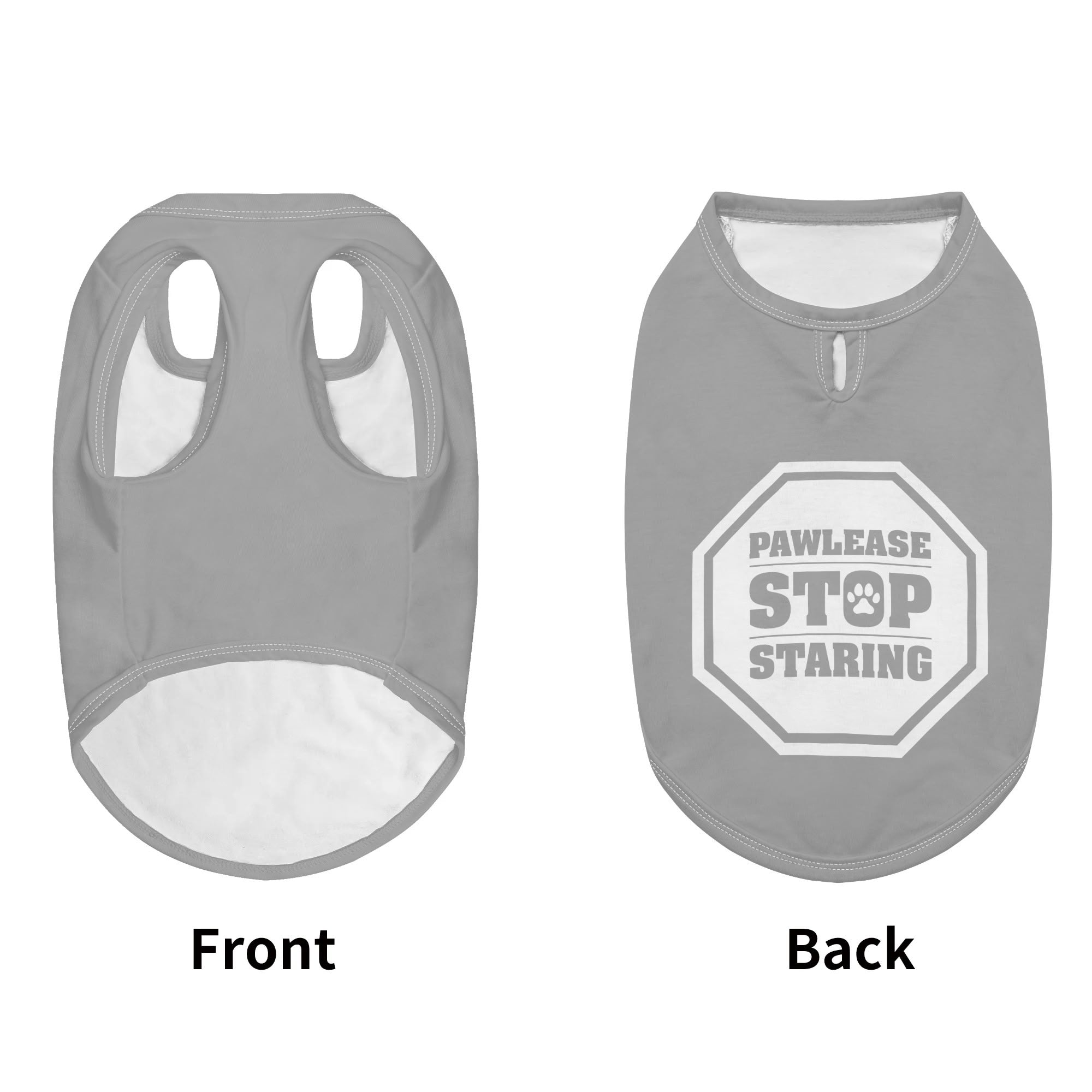 Pawlease Stop Staring  – Dog Shirt