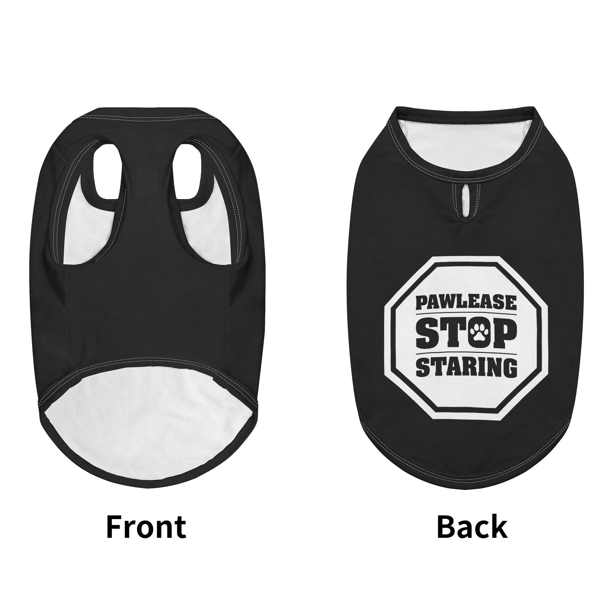 Pawlease Stop Staring  – Dog Shirt