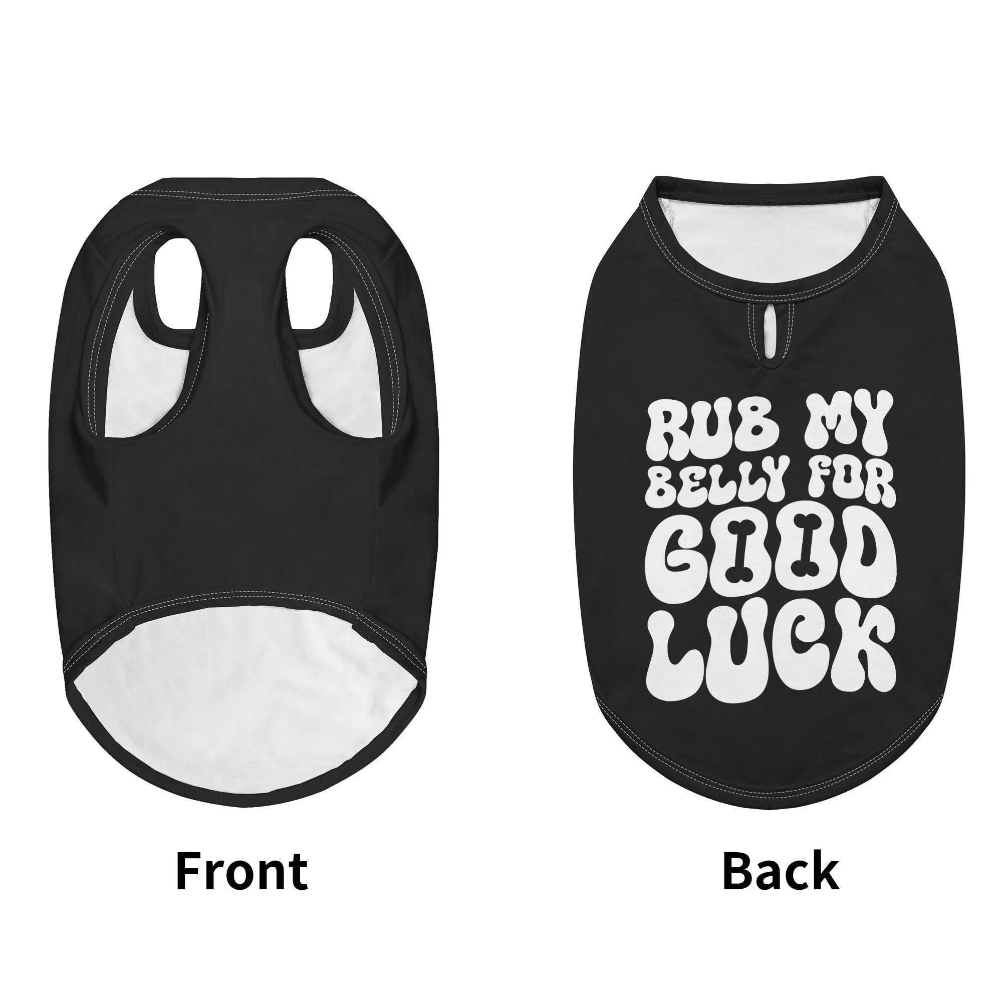 Rub My Belly for Good Luck – Dog Shirt