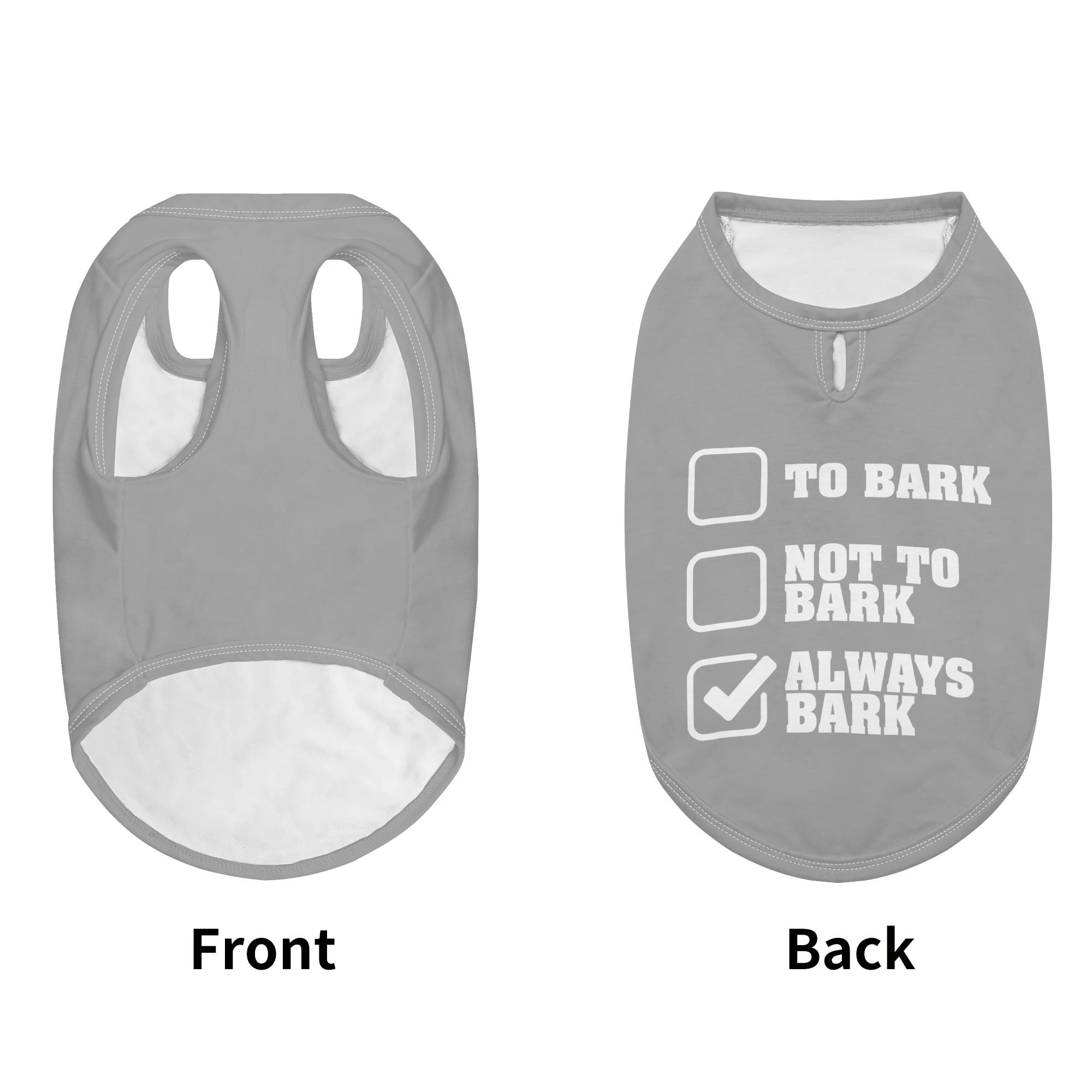 To Bark  – Dog Shirt