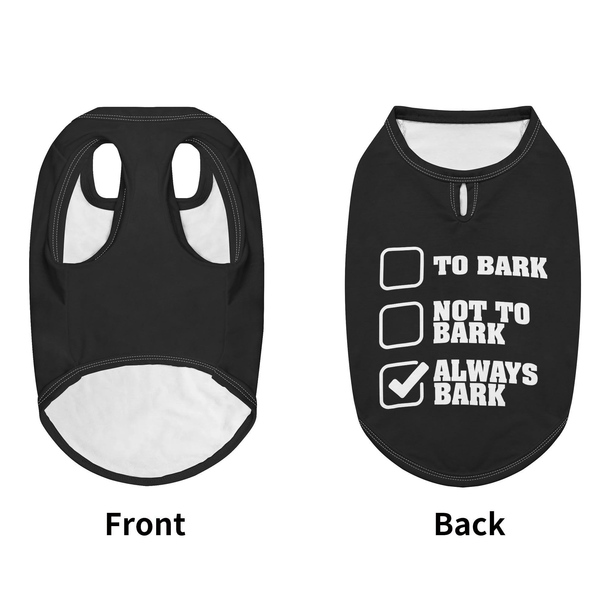 To Bark  – Dog Shirt