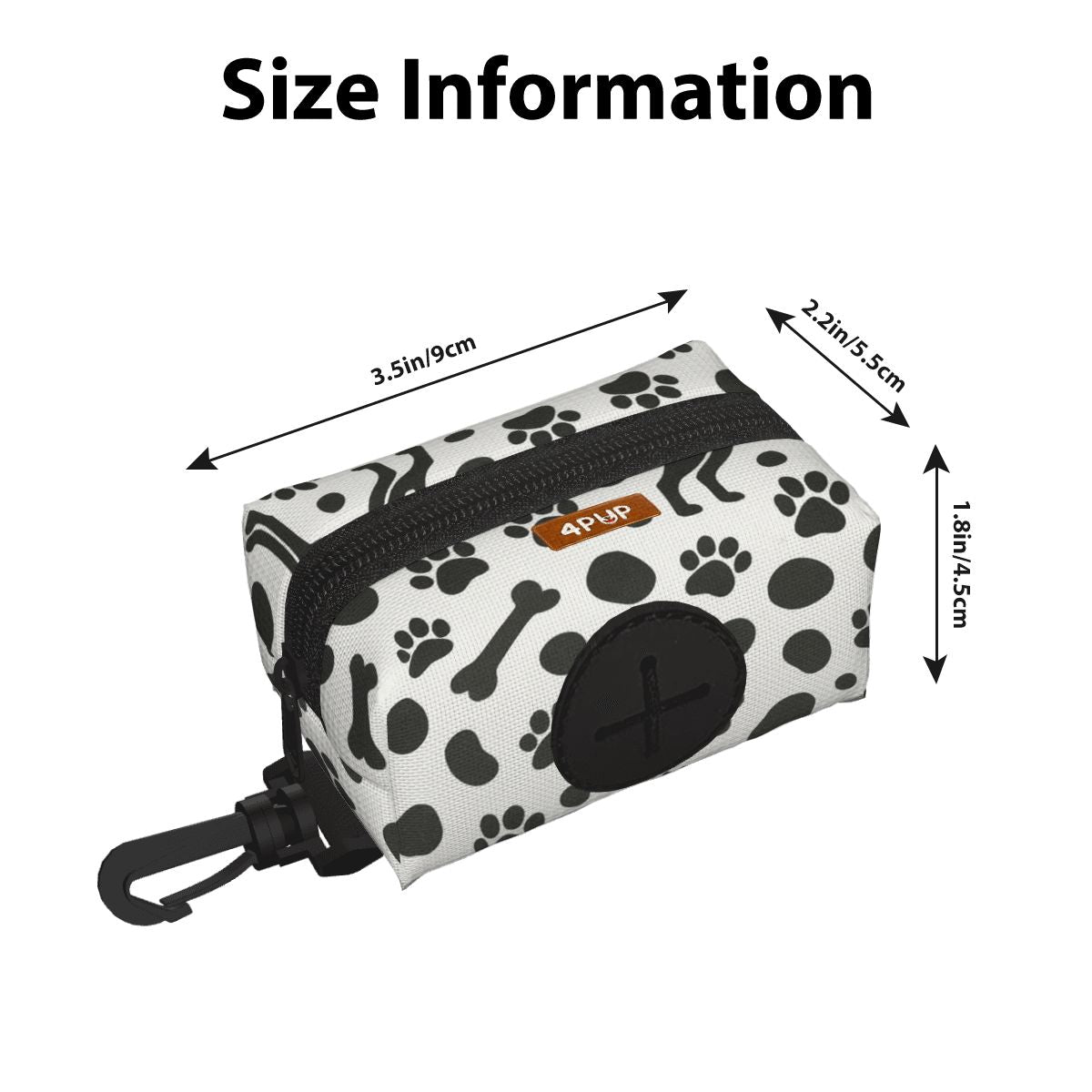 Sunny - Dog Poop Bag Holder  | Leash Attachment