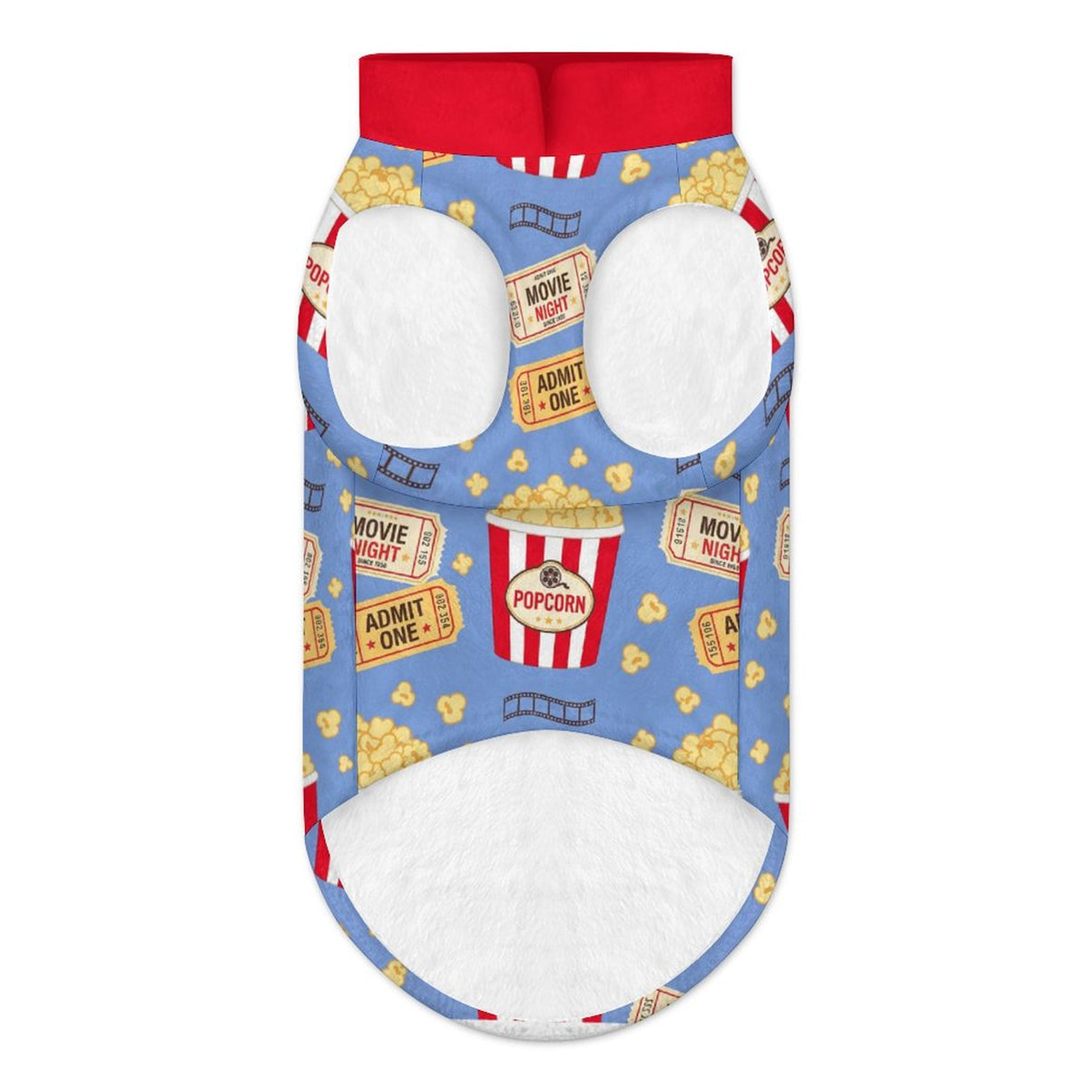 Movie Night Small Dog Fleece Vest