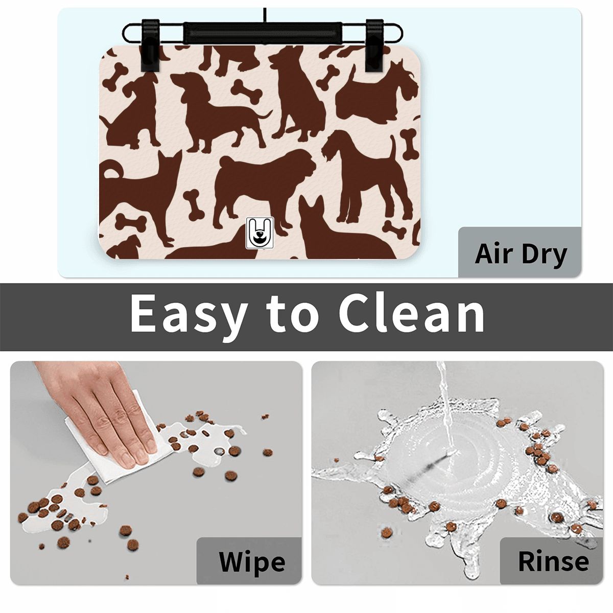 Pebble  - Dog Food Mat