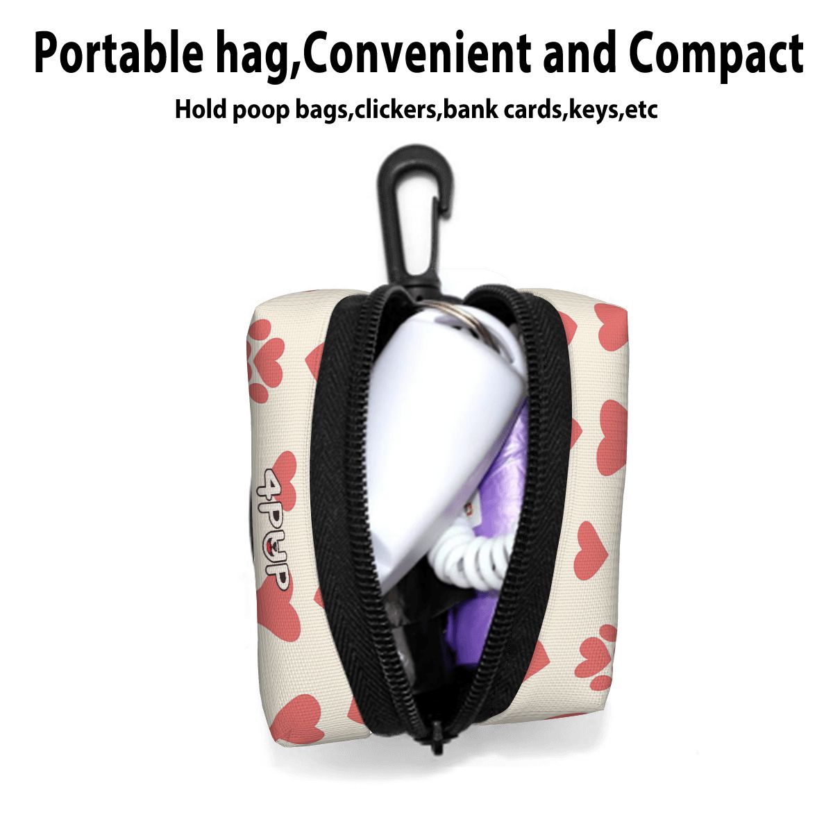 Jack  - Dog Poop Bag Holder  | Leash Attachment