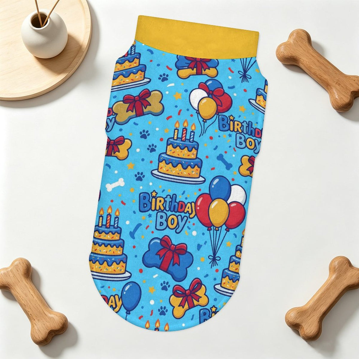 Birthday Boy Big Dog Fleece Vest