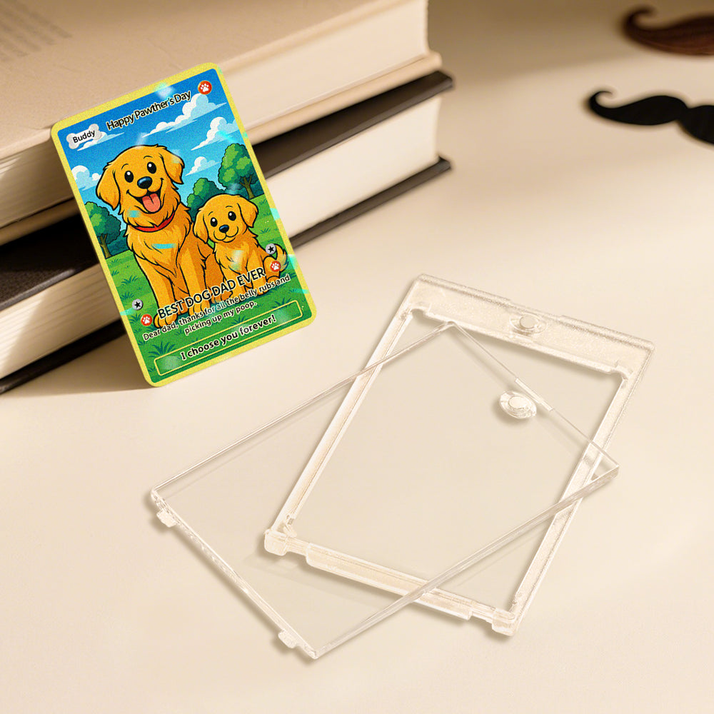 Custom Dog Poke-Style Game Card