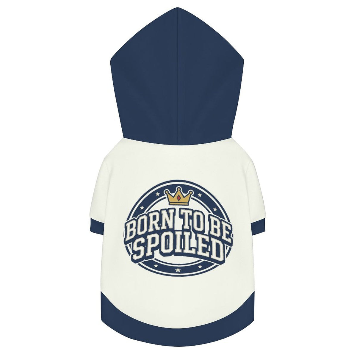 Born to Be Spoiled Matching Dog Hoodie for Small and Big Dogs