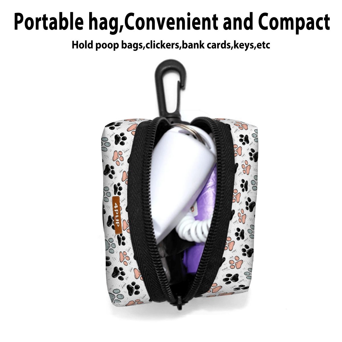 Baily - Dog Poop Bag Holder  | Leash Attachment