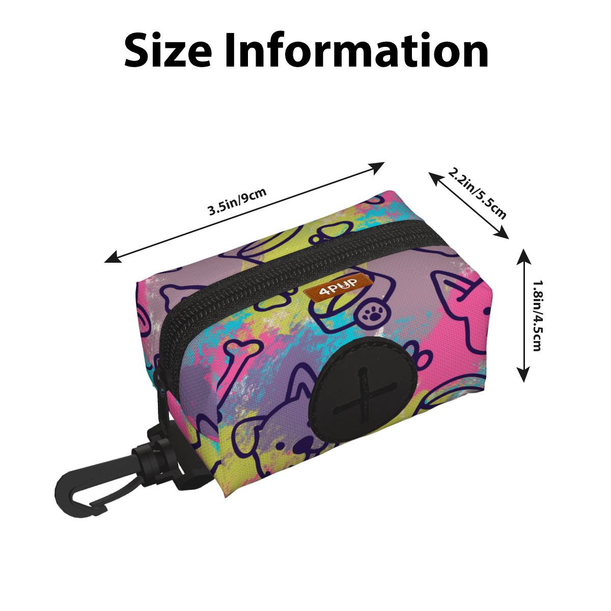 Lucy - Dog Poop Bag Holder  | Leash Attachment