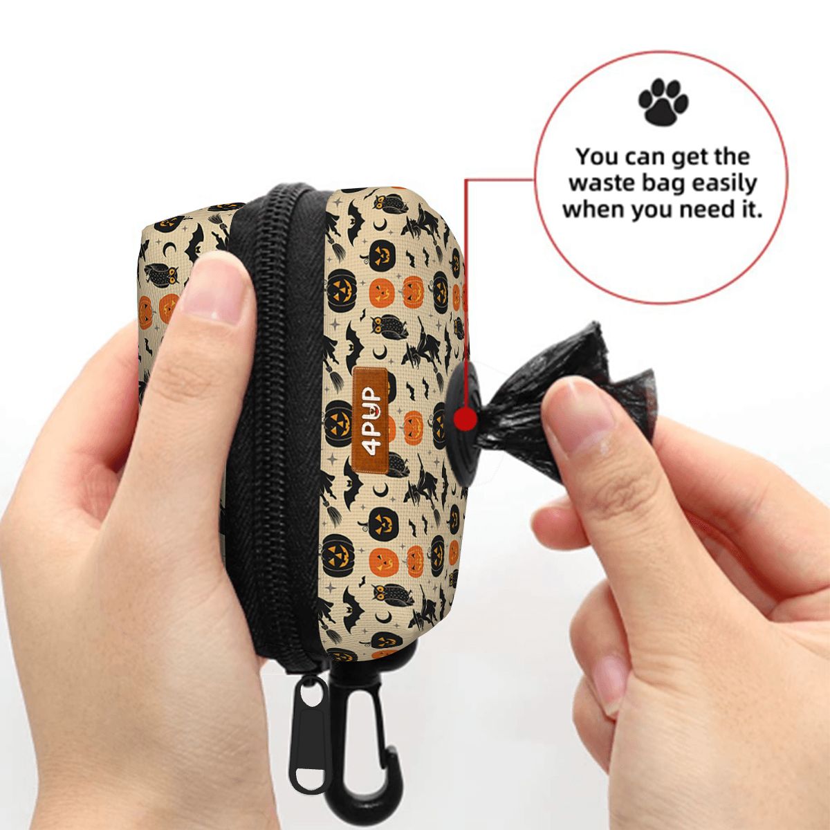 Roxy  - Dog Poop Bag Holder  | Leash Attachment