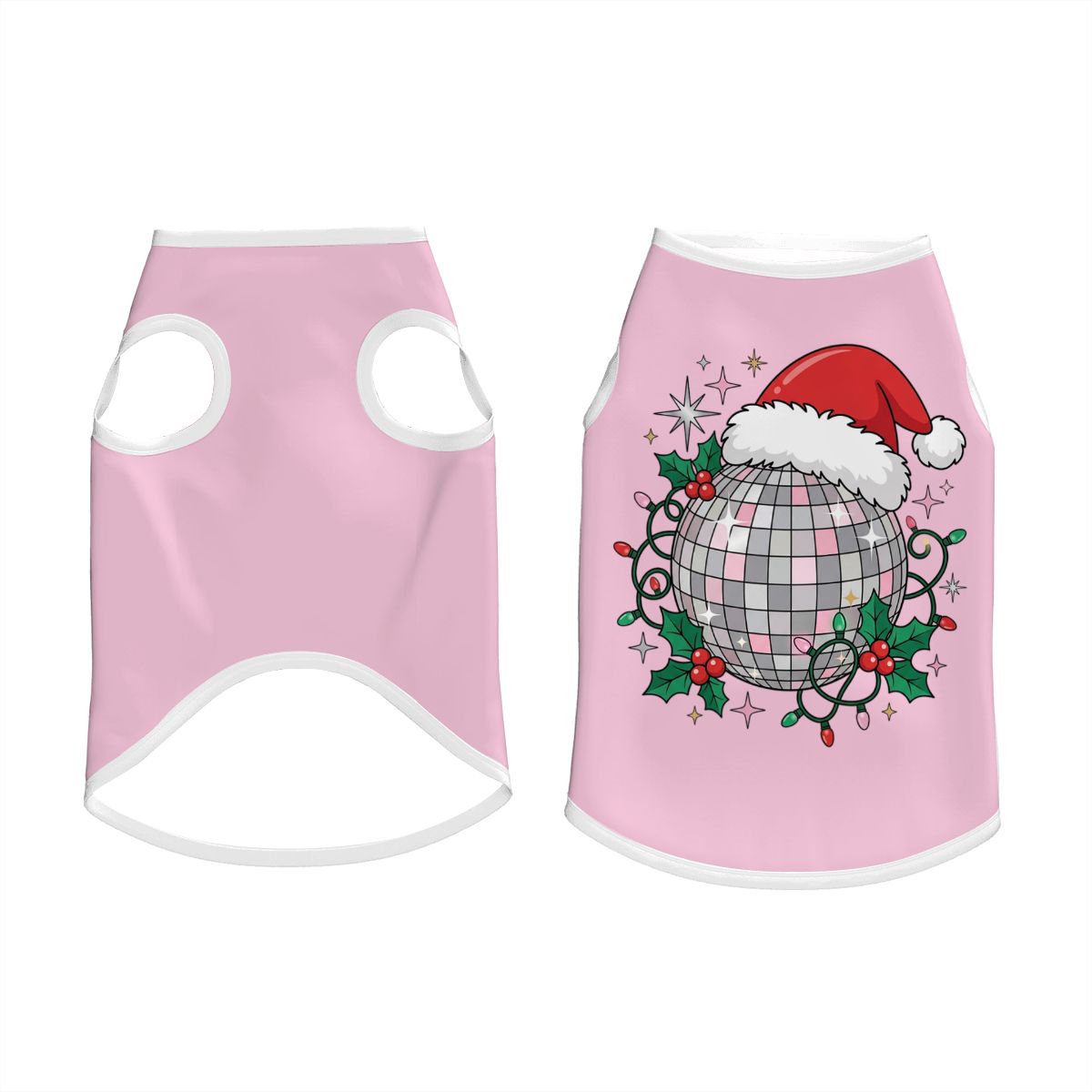 Christmas Disco Ball Big Dog Shirt