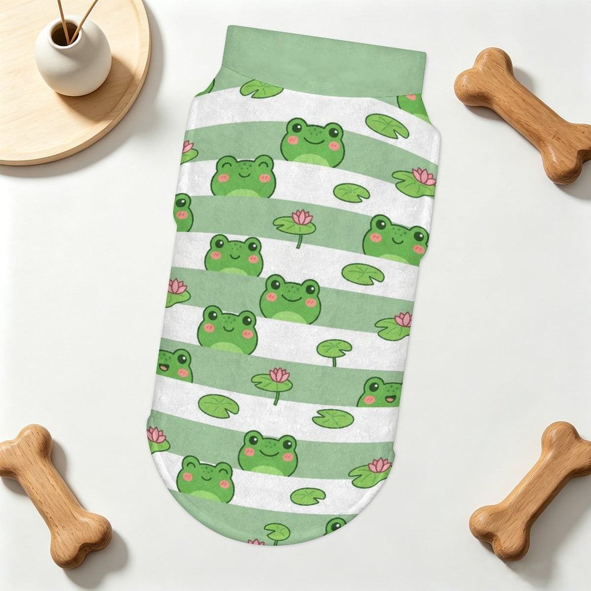 Cute Frog Small Dog Fleece Vest