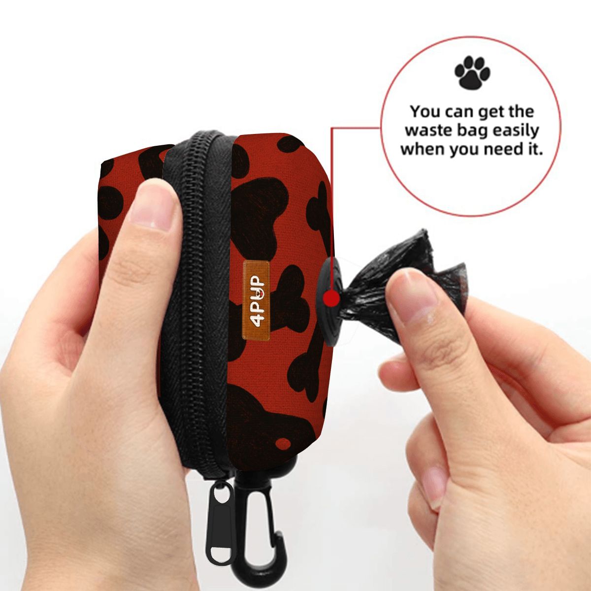 Daisy - Dog Poop Bag Holder  | Leash Attachment