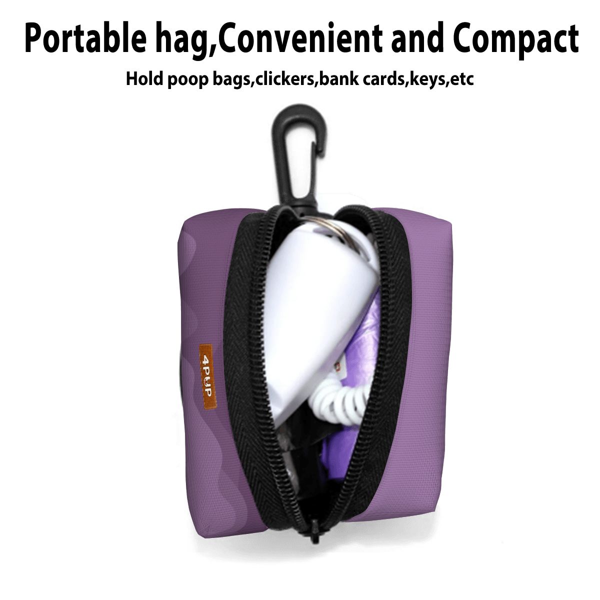Cooper - Dog Poop Bag Holder  | Leash Attachment