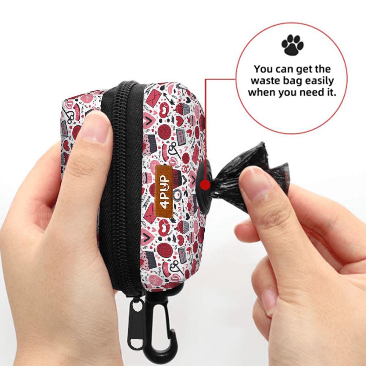 Roya  - Dog Poop Bag Holder  | Leash Attachment