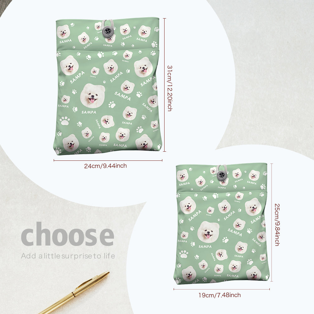 Personalized Dog Lover Book Cover with Pocket