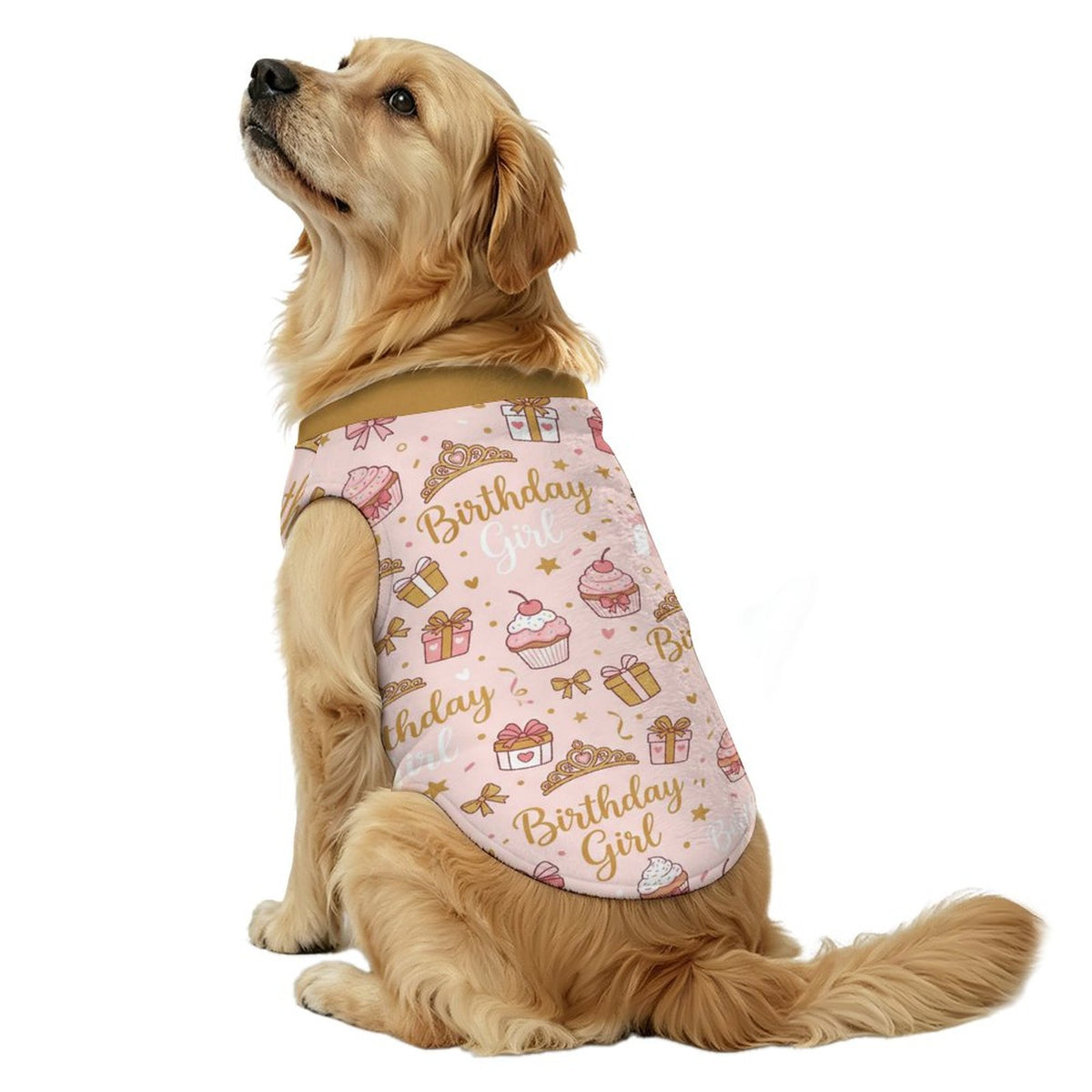 Birthday Girl Big Dog Fleece Vest
