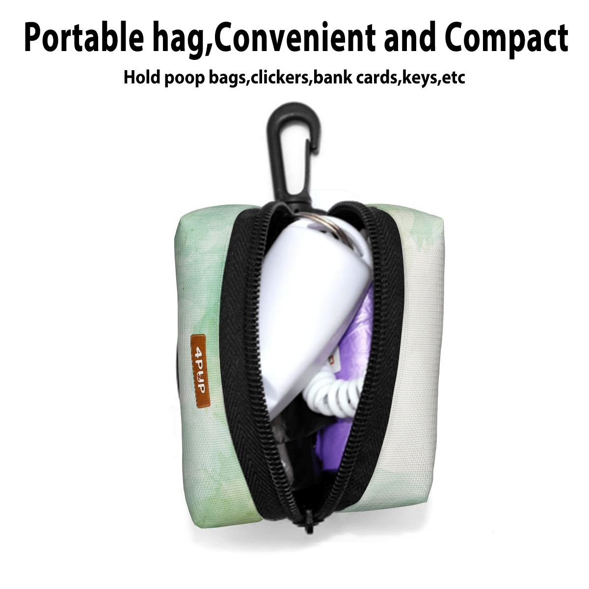 Toby  - Dog Poop Bag Holder  | Leash Attachment