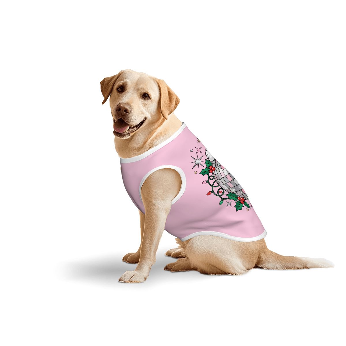 Christmas Disco Ball Big Dog Shirt