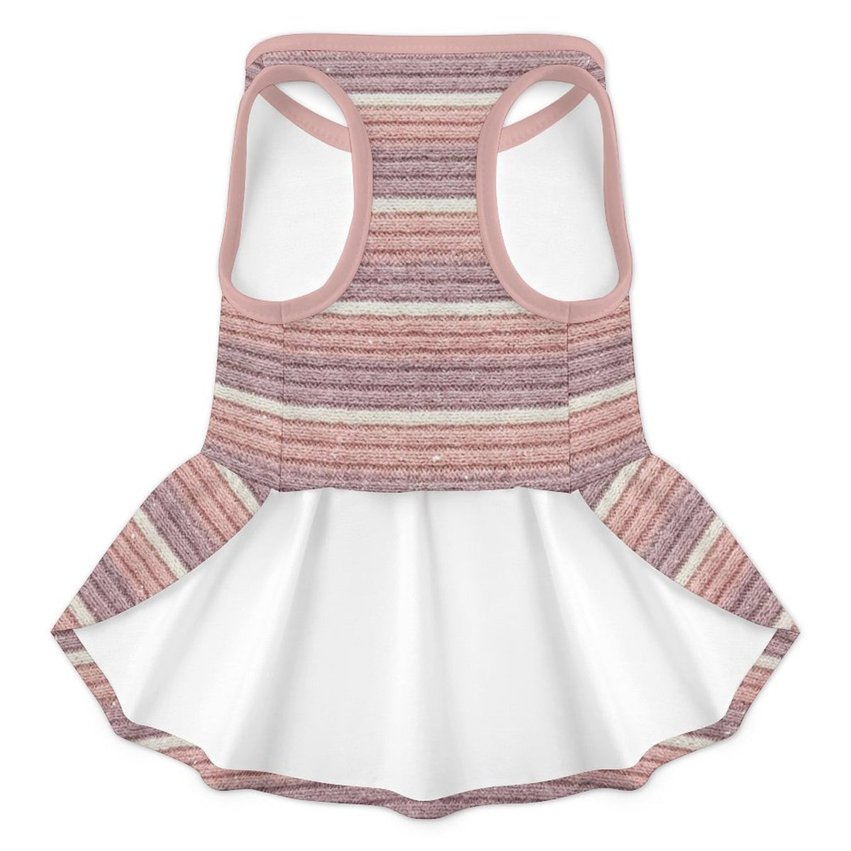 Vintage Stripe Small Dog Ruffle Dog Dress