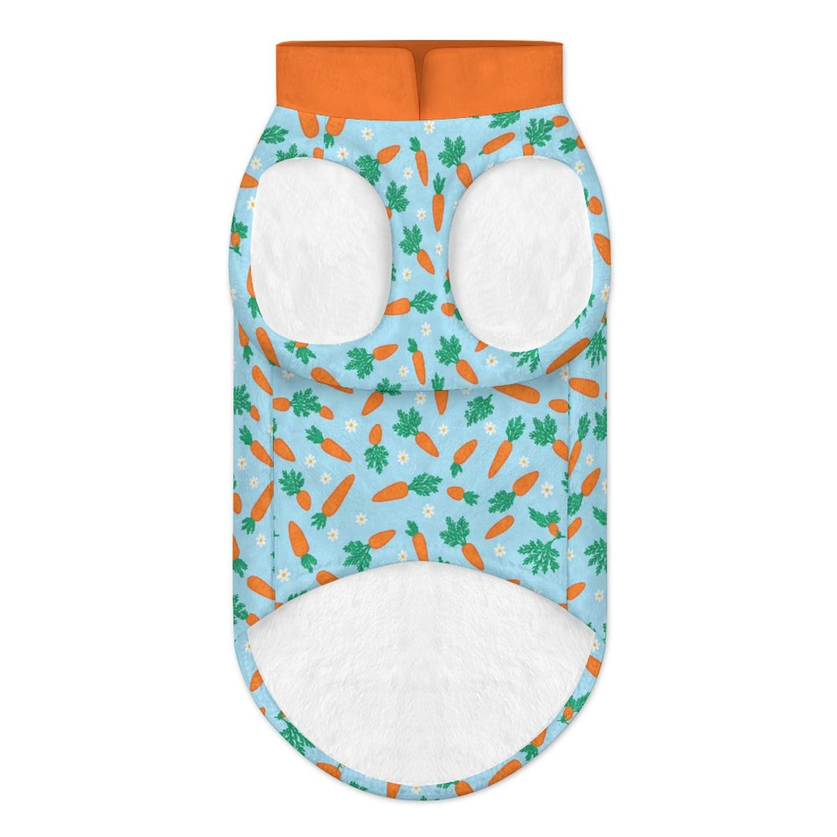Fresh Carrot Small Dog Fleece Vest