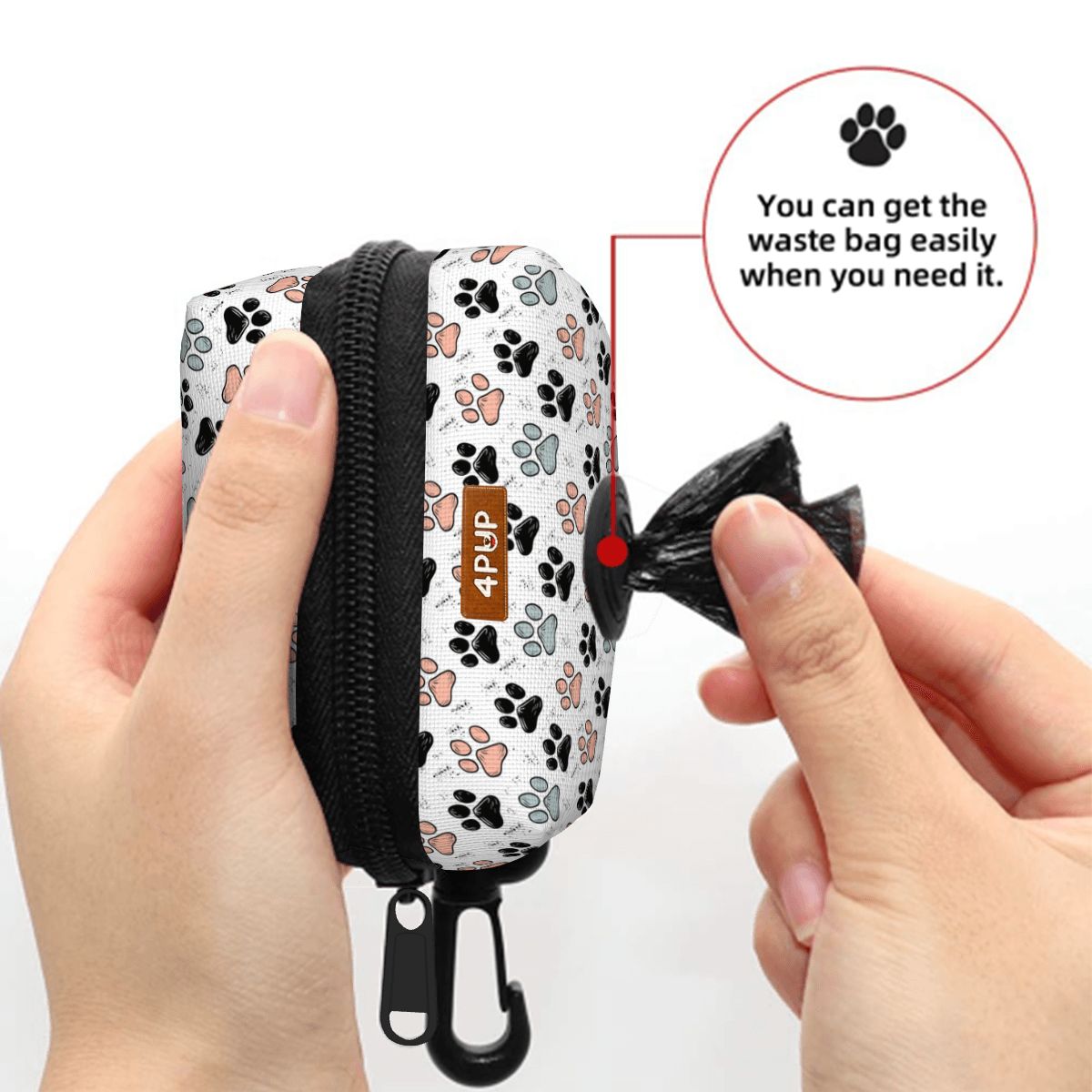 Baily - Dog Poop Bag Holder  | Leash Attachment