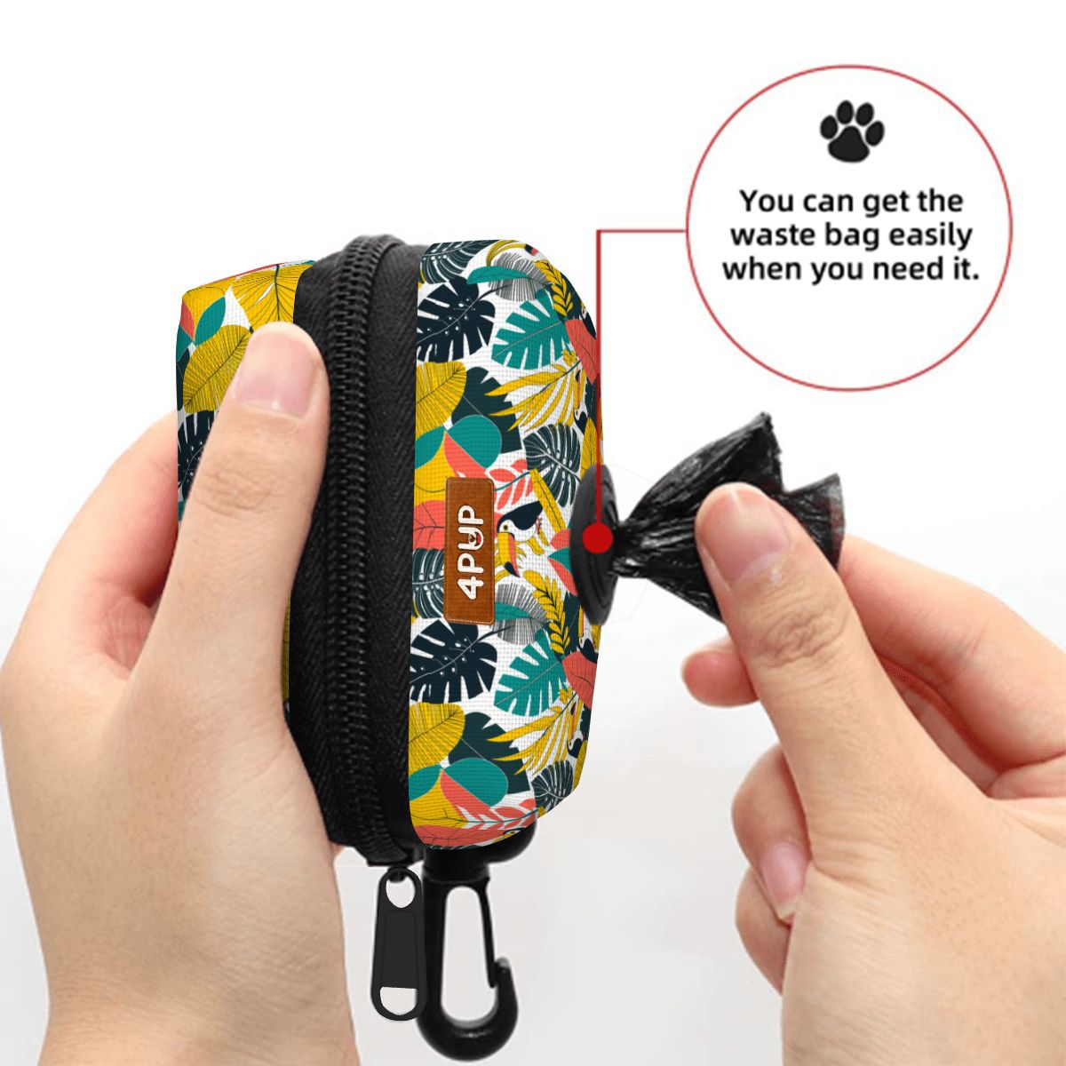 Chloe  - Dog Poop Bag Holder  | Leash Attachment