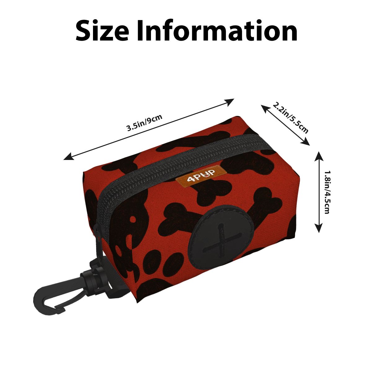 Daisy - Dog Poop Bag Holder  | Leash Attachment