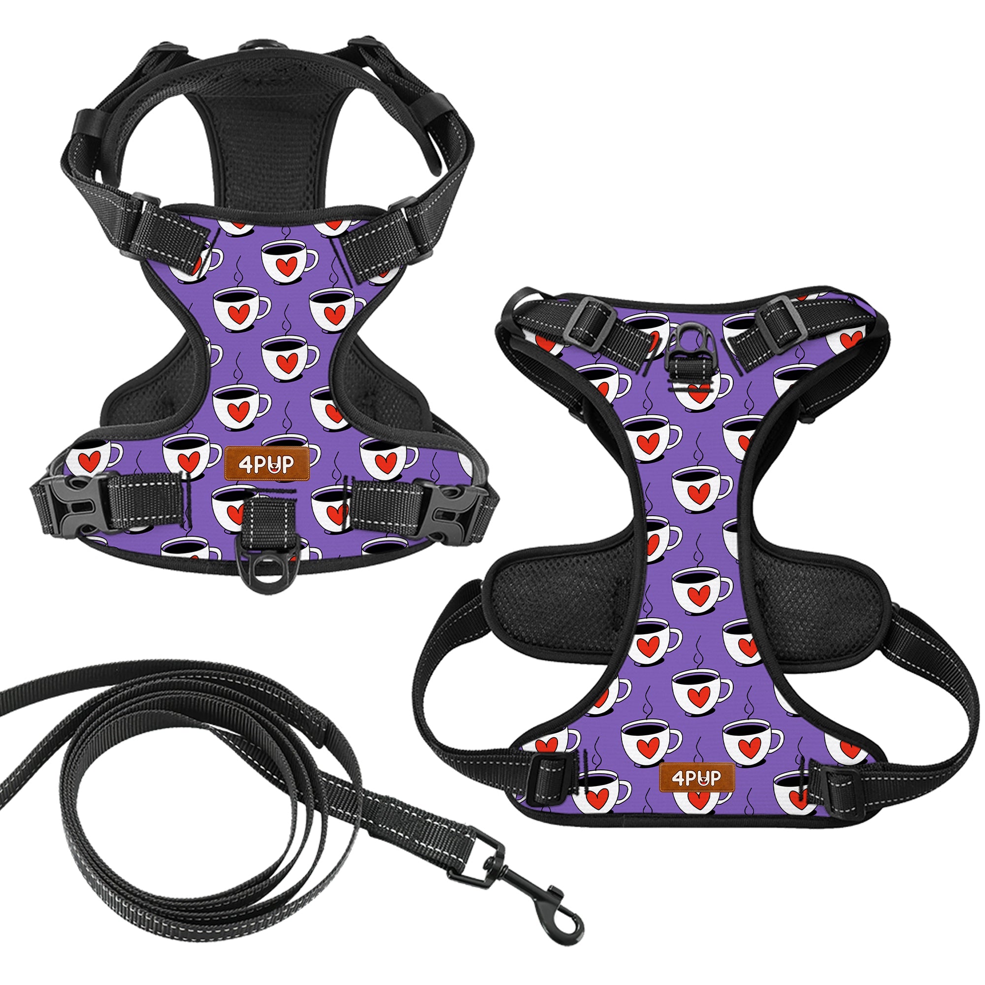 Winston  - NO-PULL Dog Harness & Leash Set | for small and large Dogs