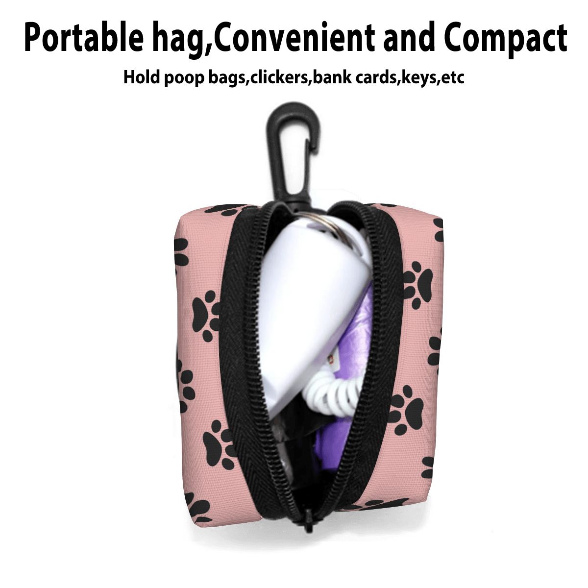 Charlie - Dog Poop Bag Holder  | Leash Attachment