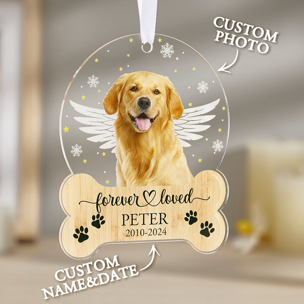 Personalized Dog Memorial Ornament