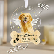 Personalized Dog Memorial Ornament