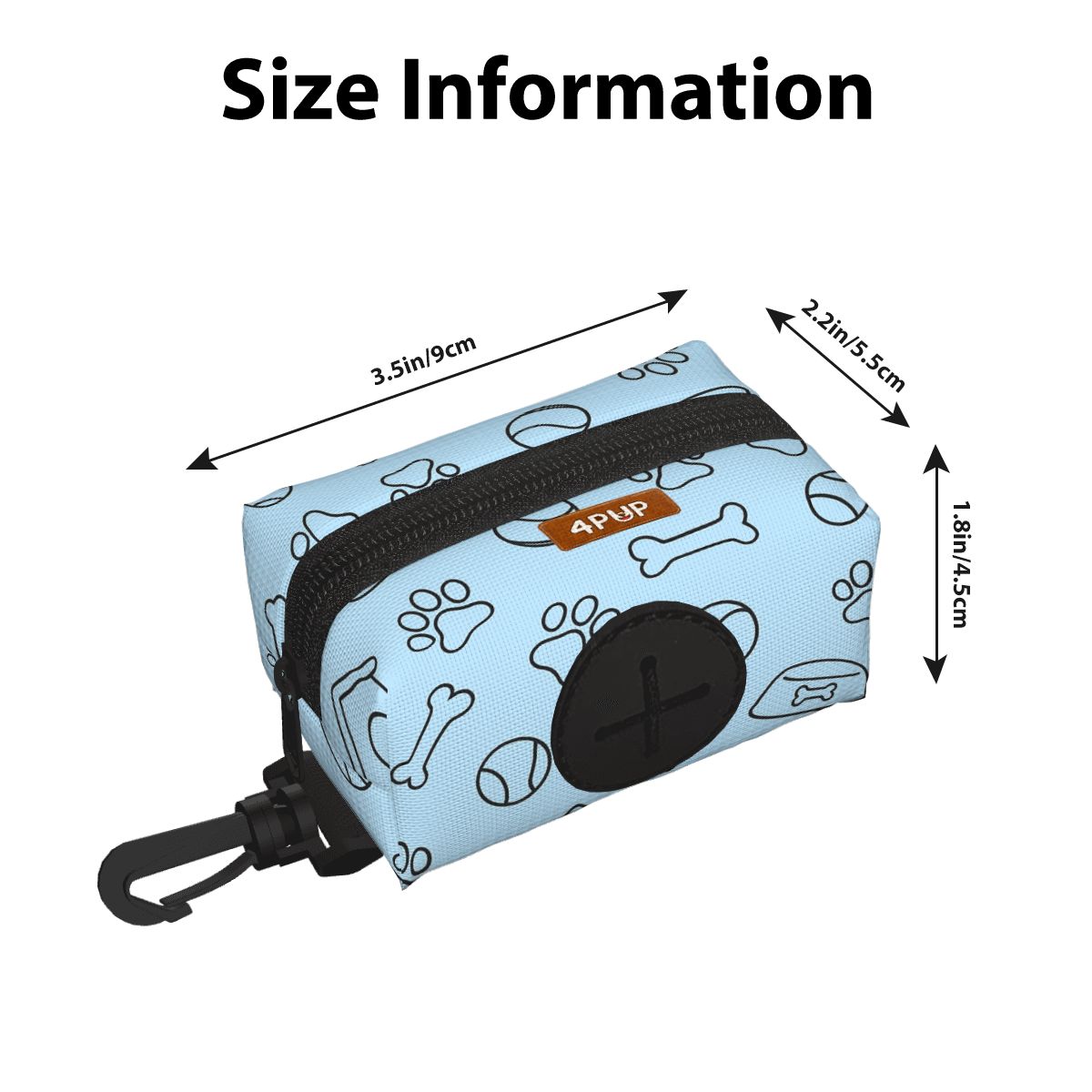 Rex  - Dog Poop Bag Holder  | Leash Attachment